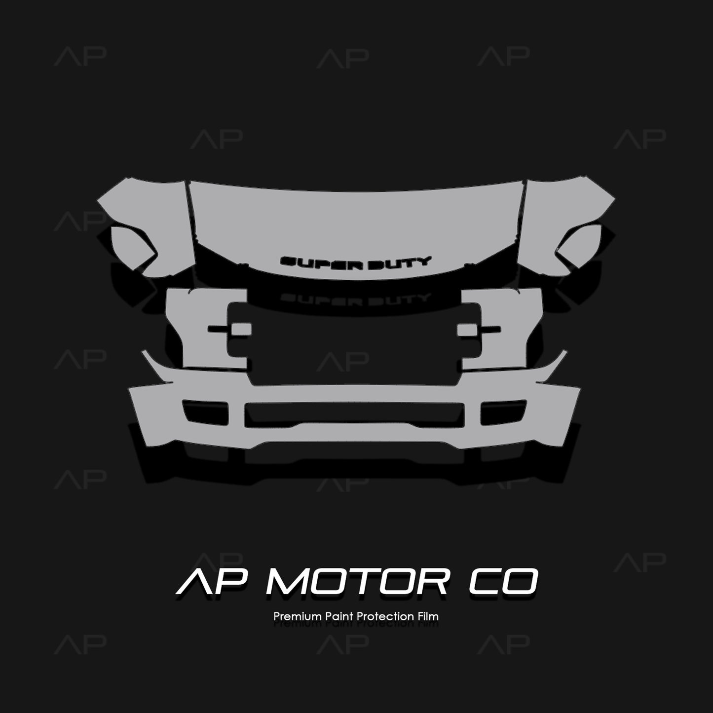 Fits Ford SuperDuty 2011-2026 Paint Protection TPU PPF Pre-Cut Kit Ultra-Gloss