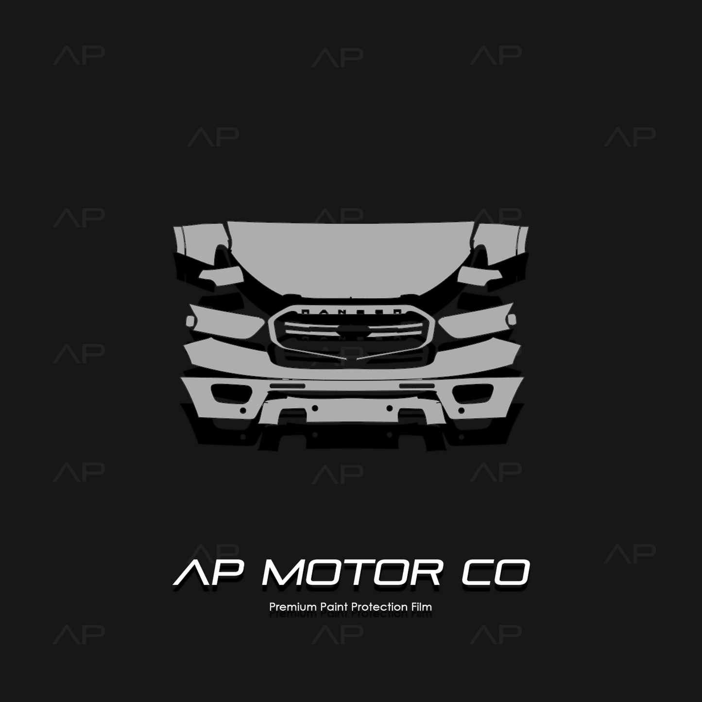 Fits Ford Ranger 2019-2026 Paint Protection TPU PPF Pre-Cut Kit Gloss
