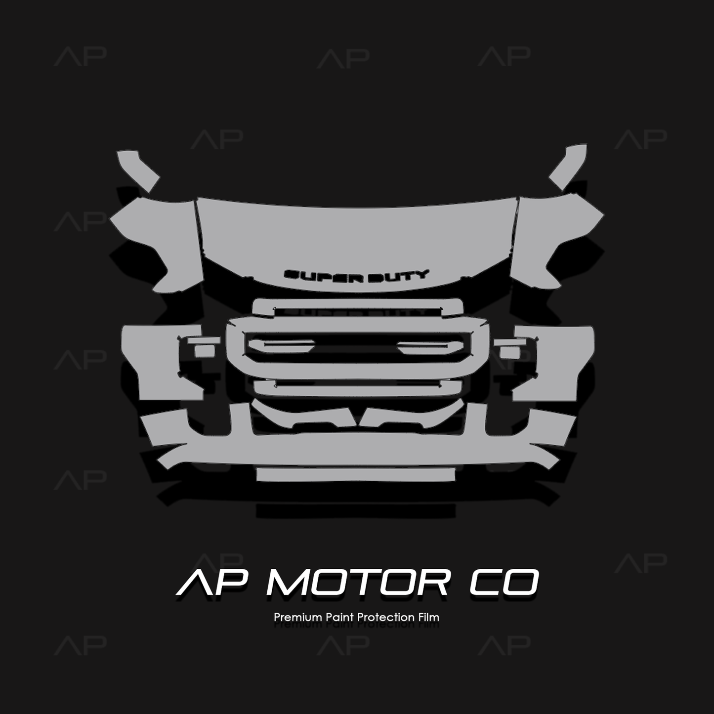 Fits Ford SuperDuty 2011-2026 Paint Protection TPU PPF Pre-Cut Kit Ultra-Gloss