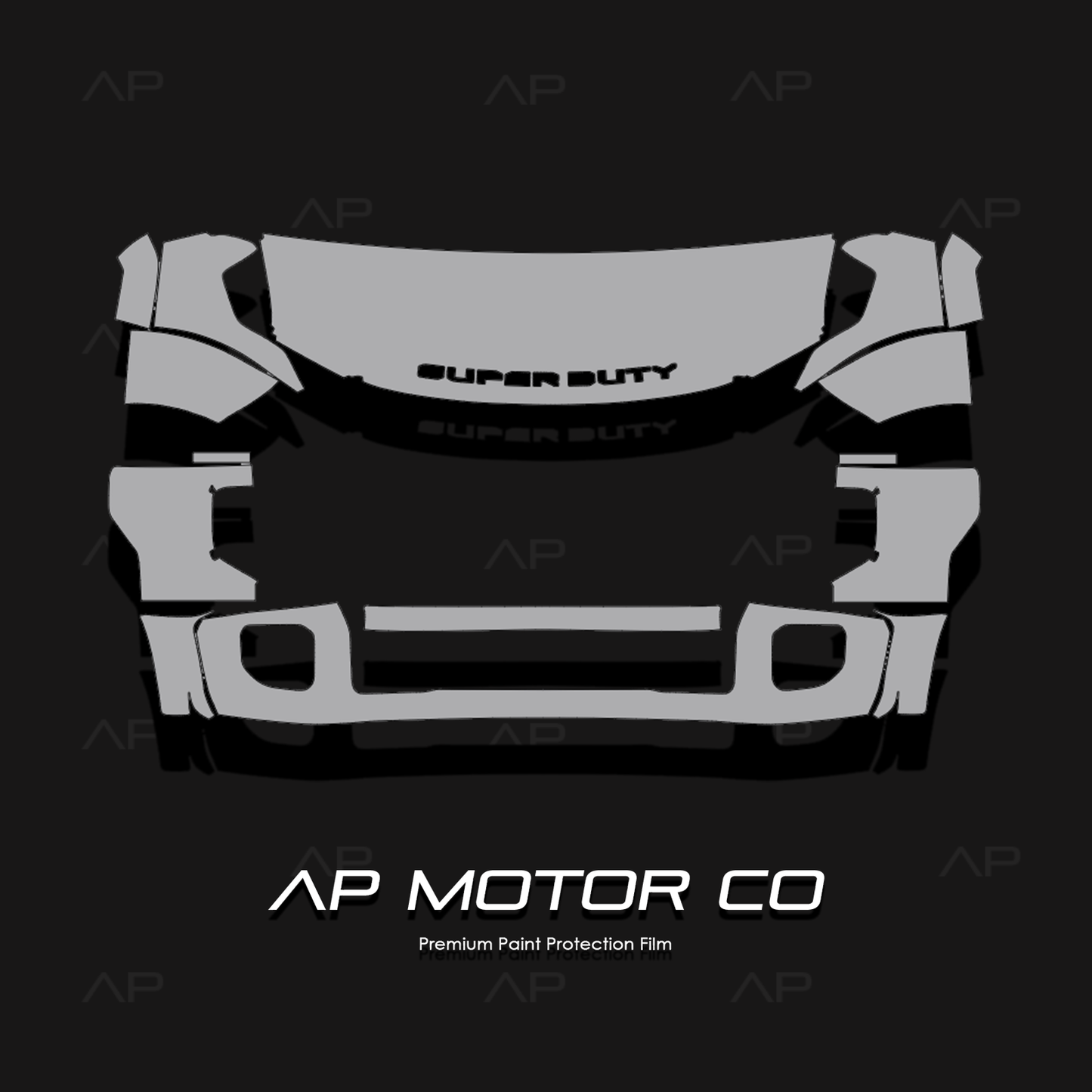 Fits Ford SuperDuty 2011-2026 Paint Protection TPU PPF Pre-Cut Kit Ultra-Gloss
