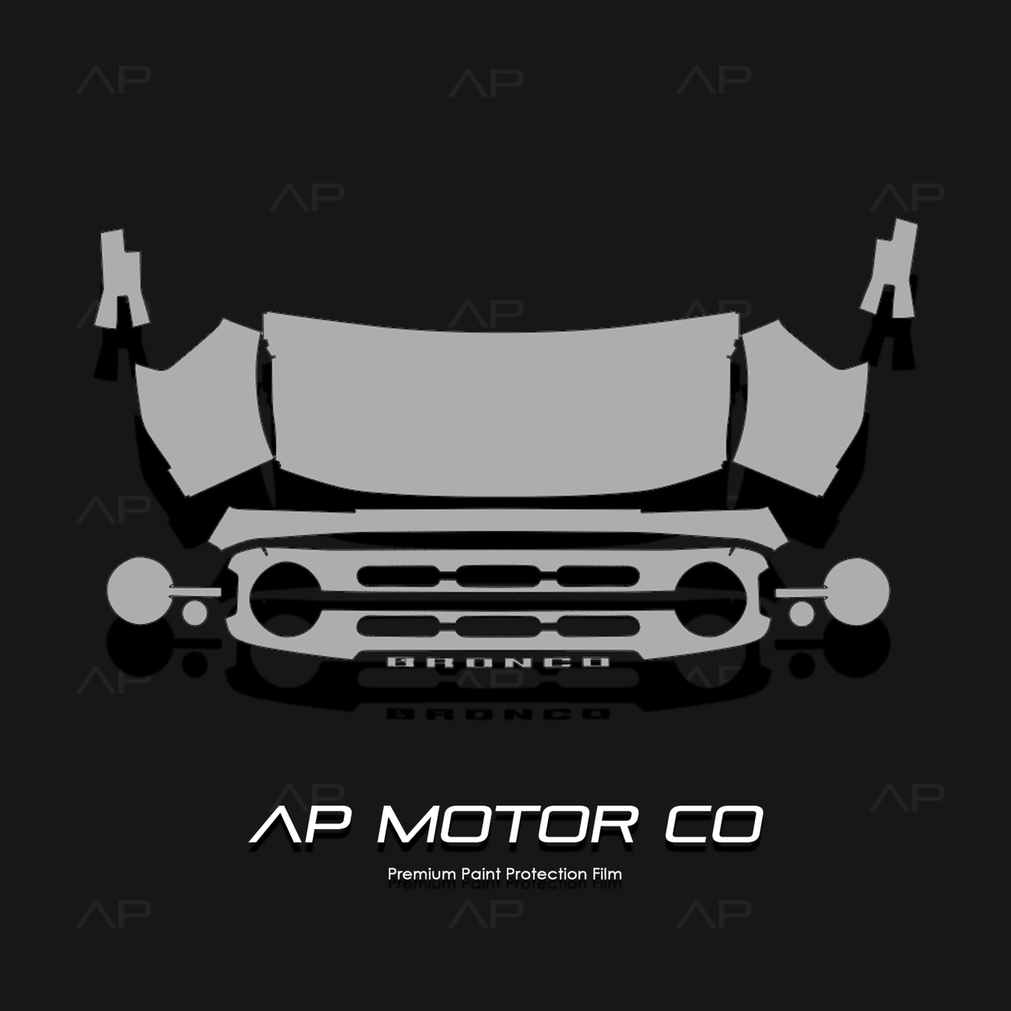 Fits Ford Bronco 2021-2026 Paint Protection TPU PPF Pre-Cut Kit Ultra-Gloss