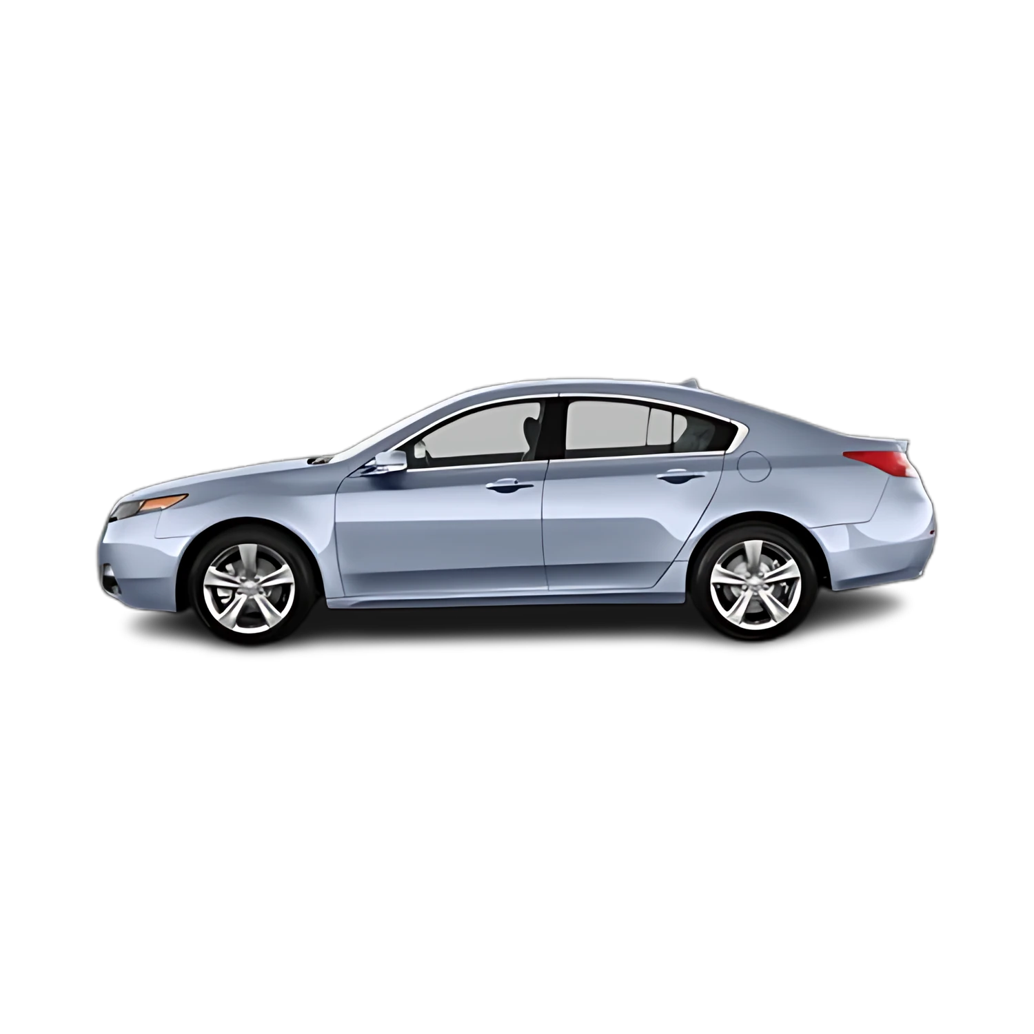 Acura TL with the Partial Front area marked