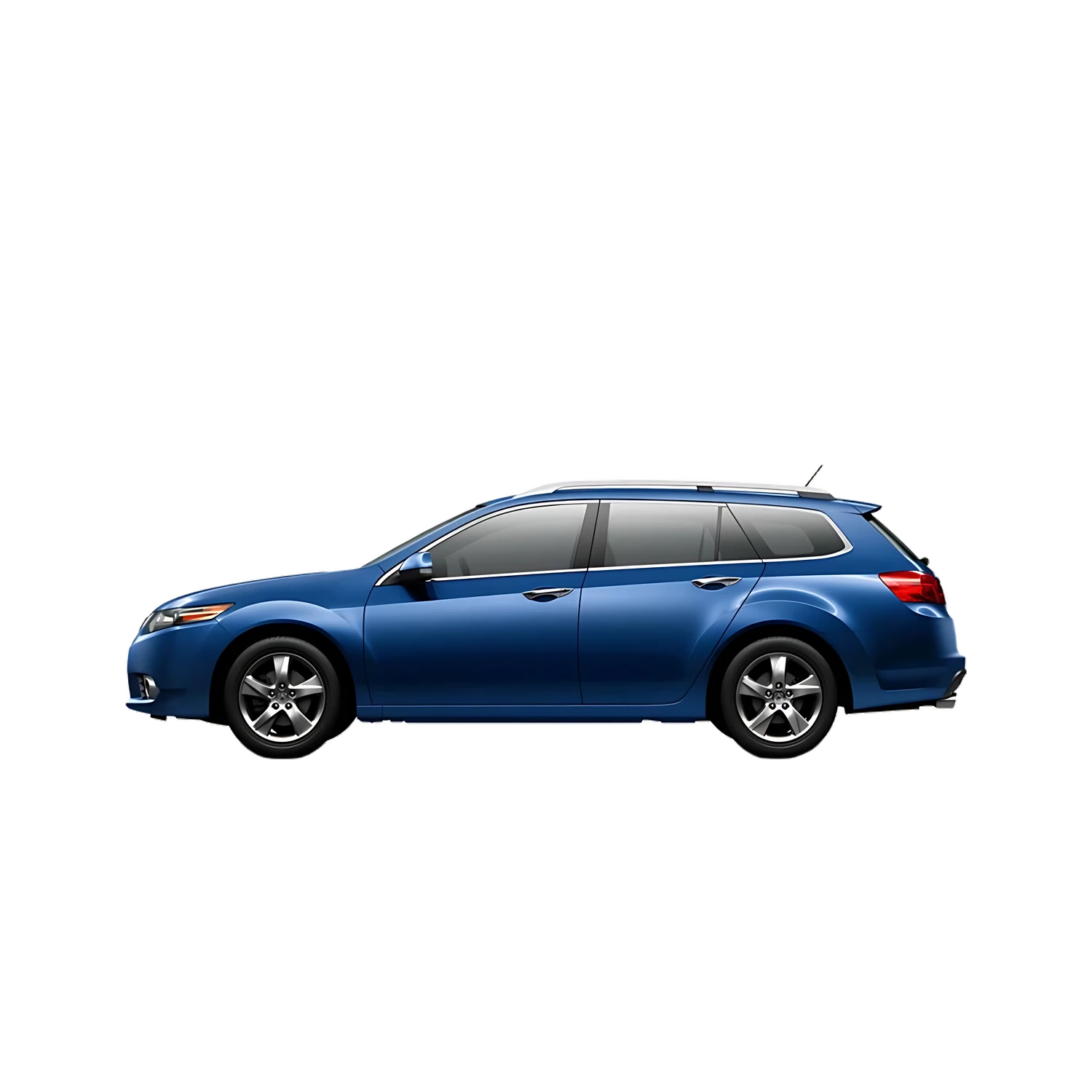 Acura TSX Wagon with the Partial Front area marked
