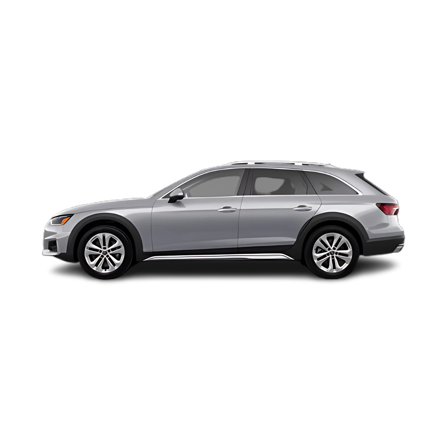 Audi A4 allroad Wagon with the Partial Front area marked