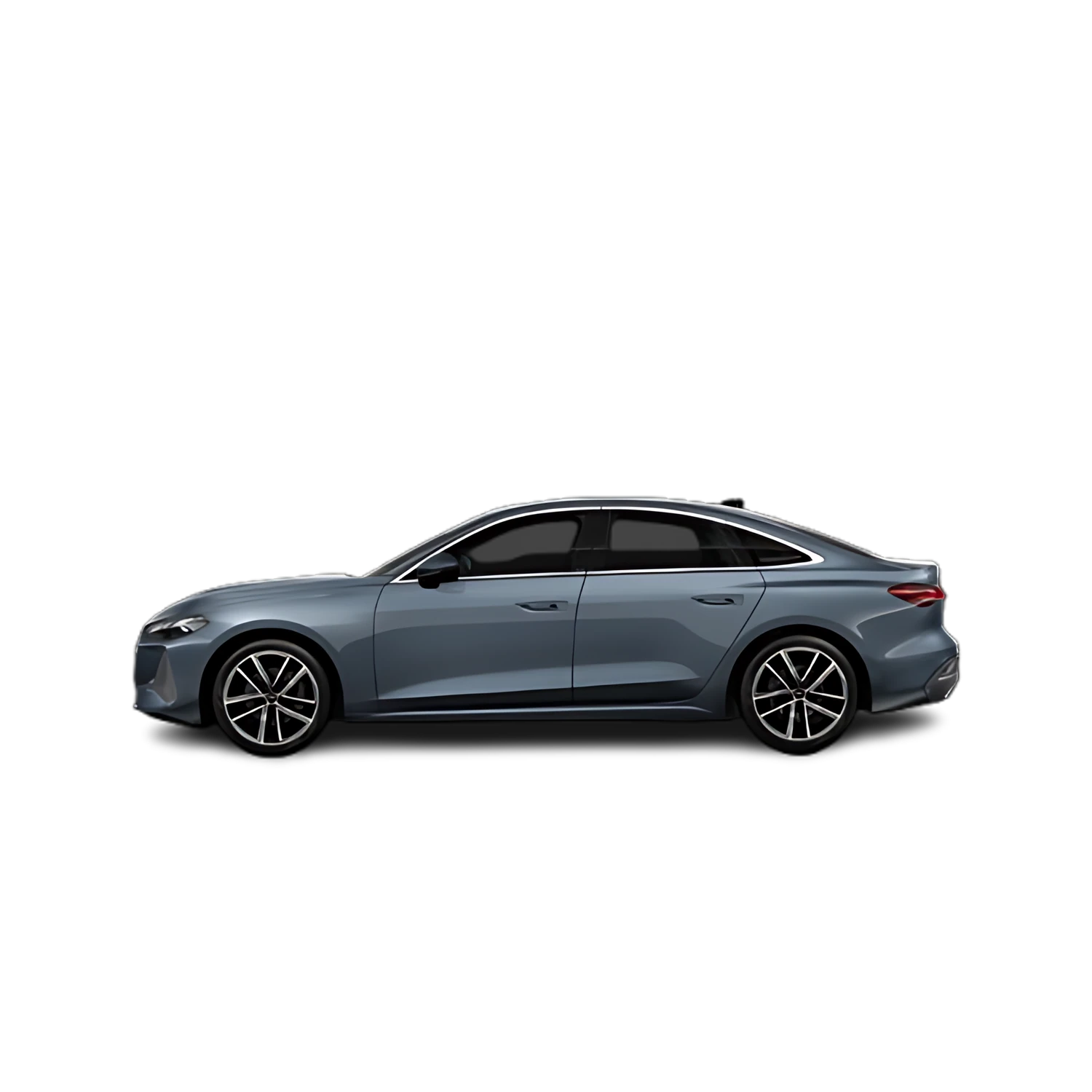 Audi A5 Sportback Sedan with the Partial Front area marked