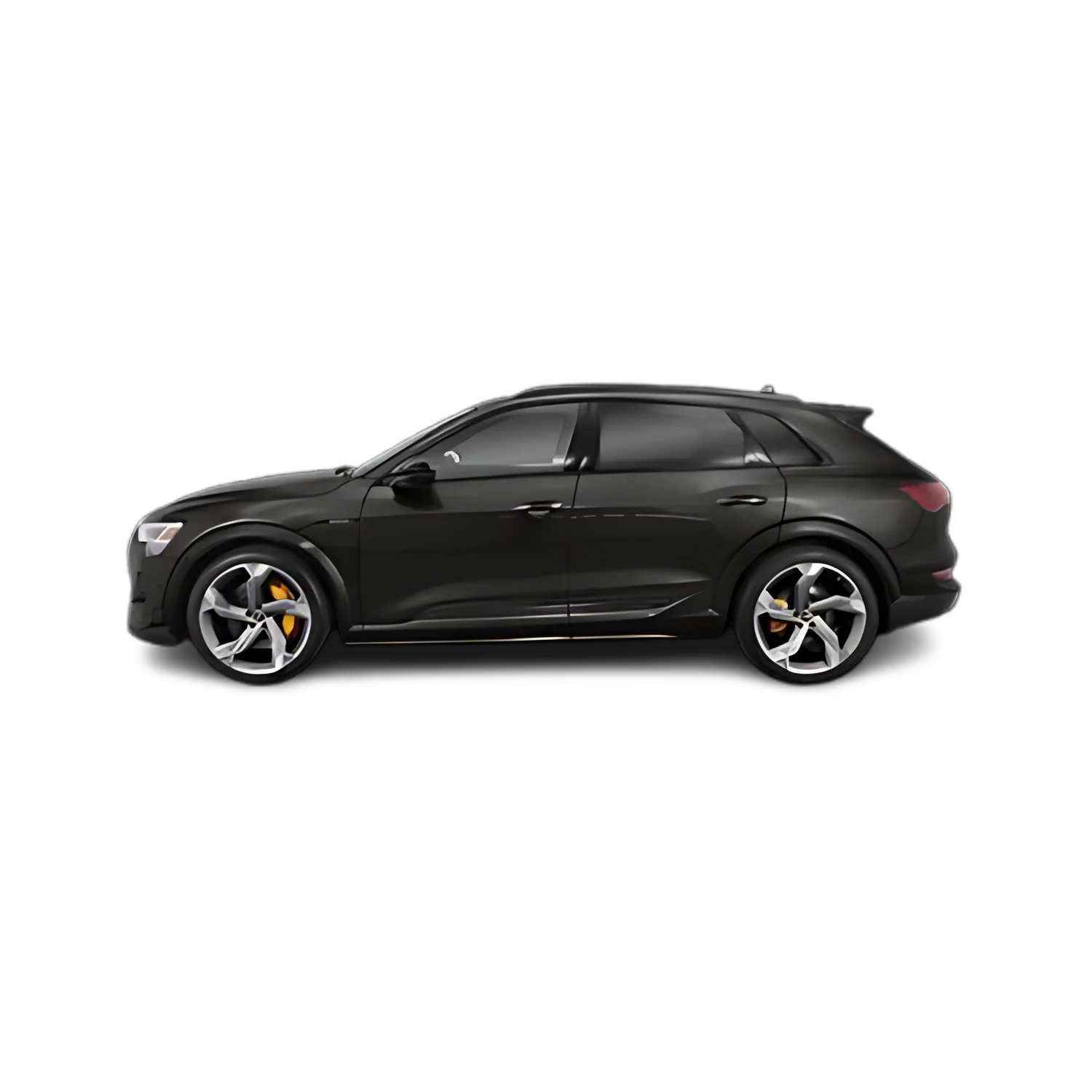 Audi E-Tron S Sportback with the Partial Front area marked