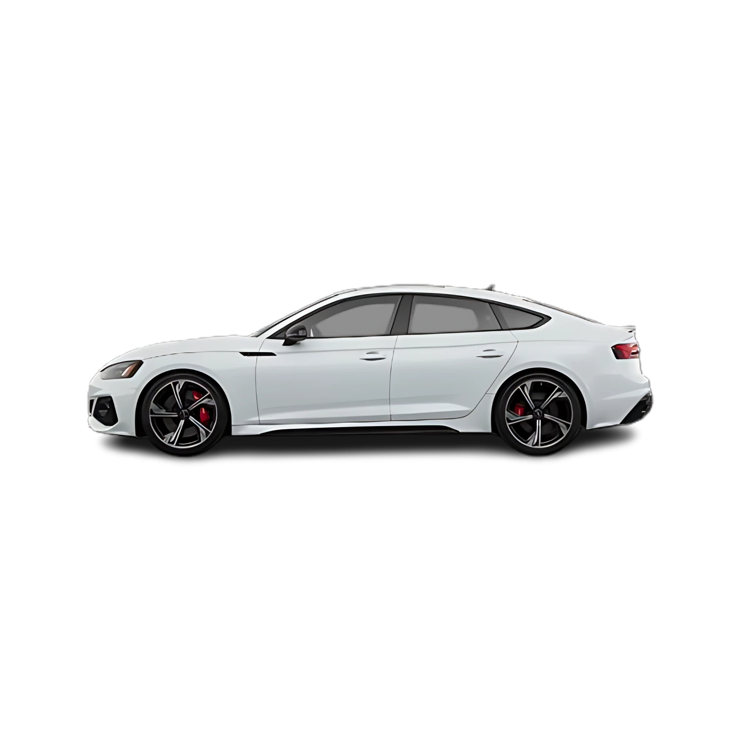 Audi RS5 Sedan with the Partial Front area marked