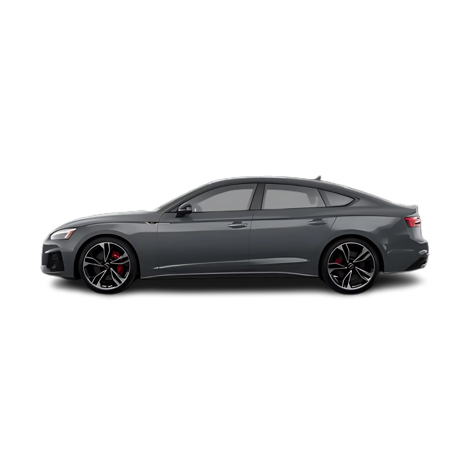 Audi S5 (New Generation) with the Partial Front area marked