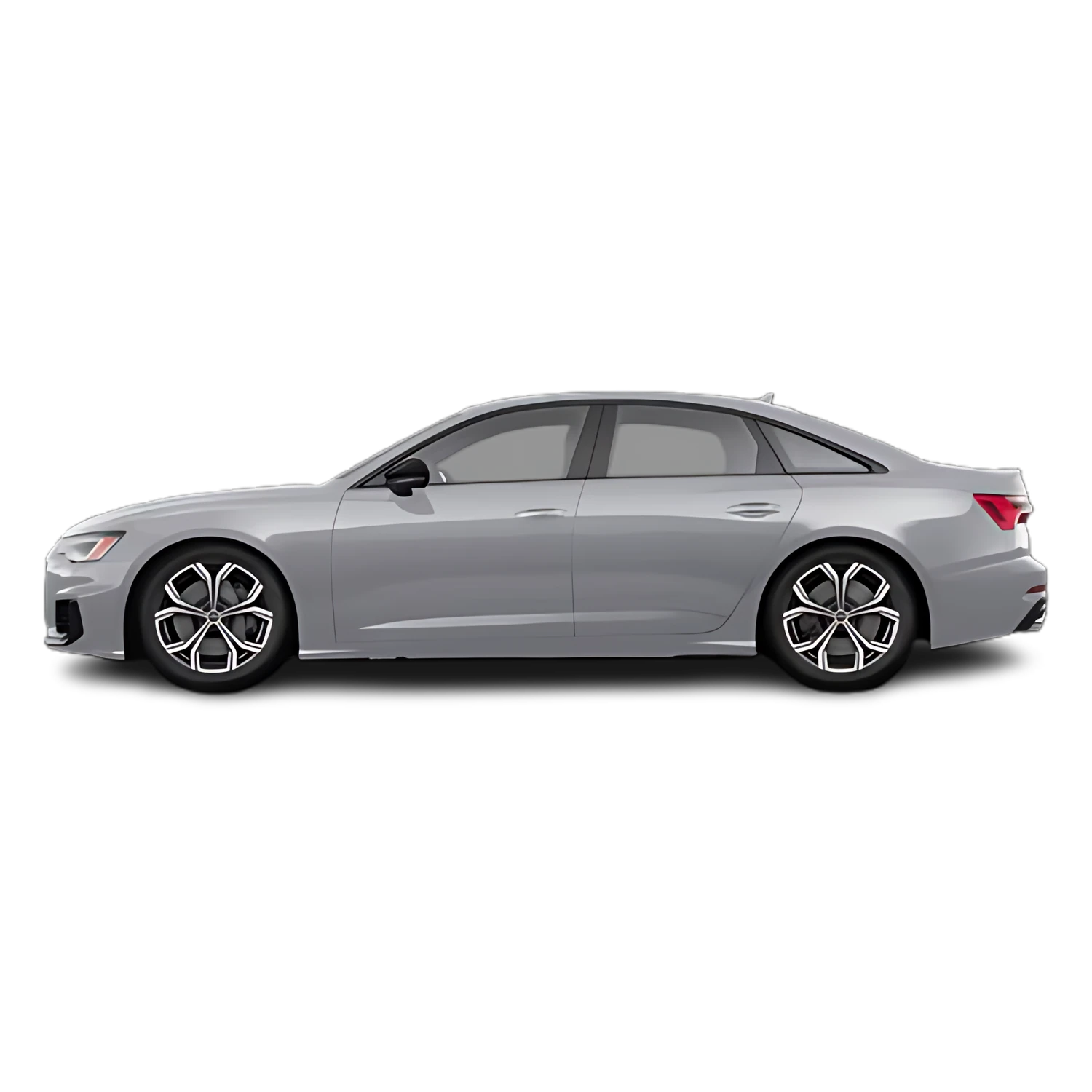 Audi S6 with the Partial Front area marked