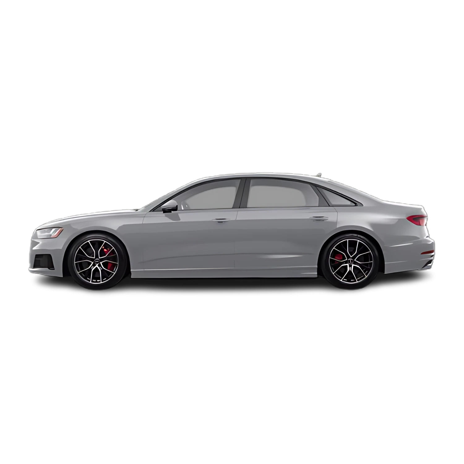 Audi S8 with the Partial Front area marked
