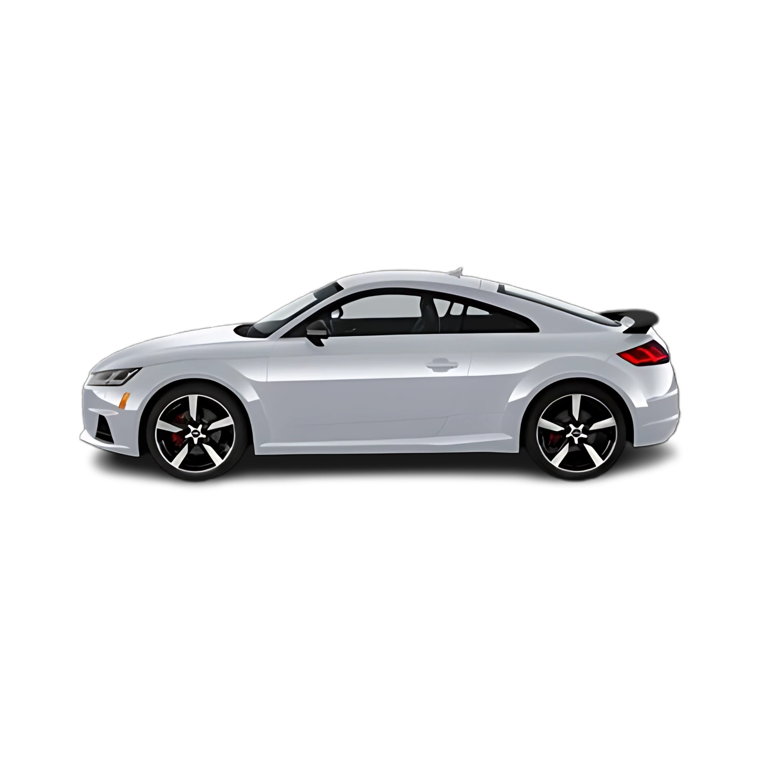 Audi TT Roadster with the Partial Front area marked