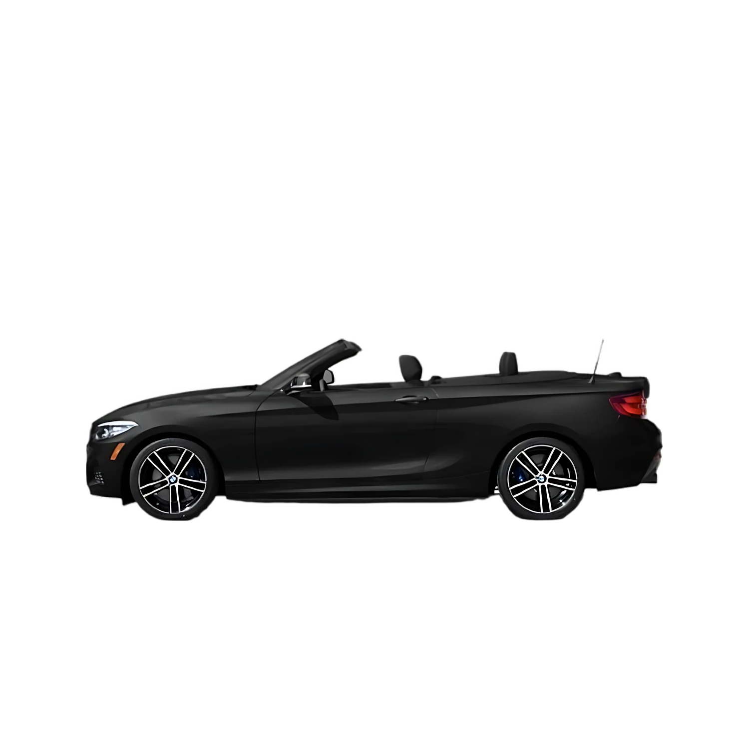 BMW 2 Series Convertible with the Partial Front area marked