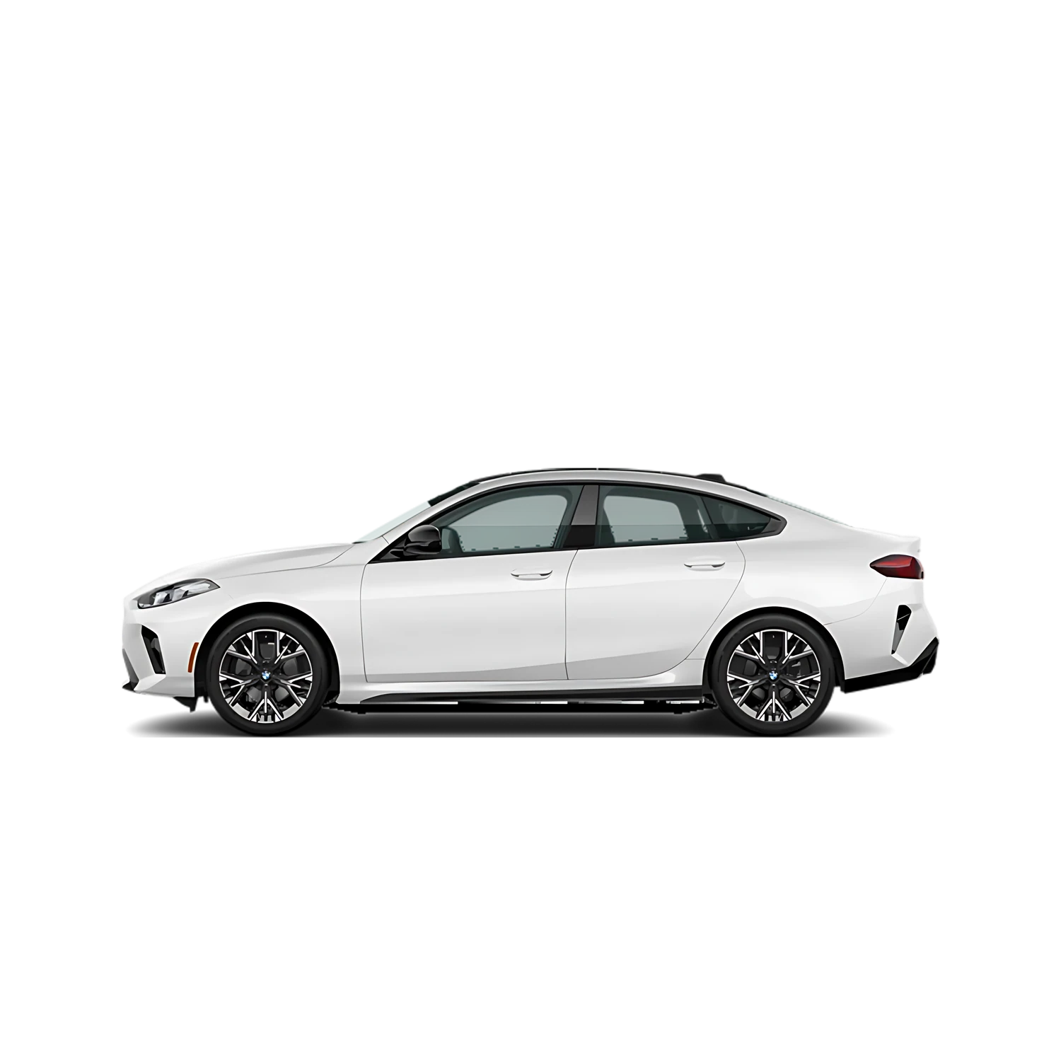 BMW 2 Series Gran Coupe with the Partial Front area marked
