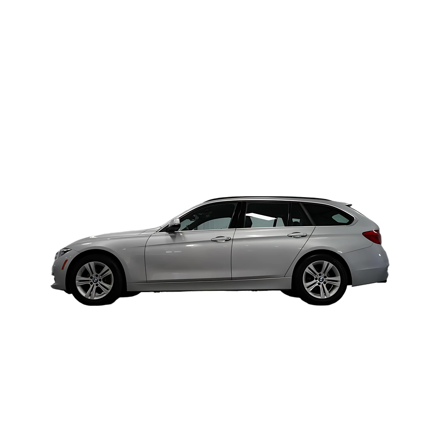 BMW 3 Series Sport Wagon with the Partial Front area marked