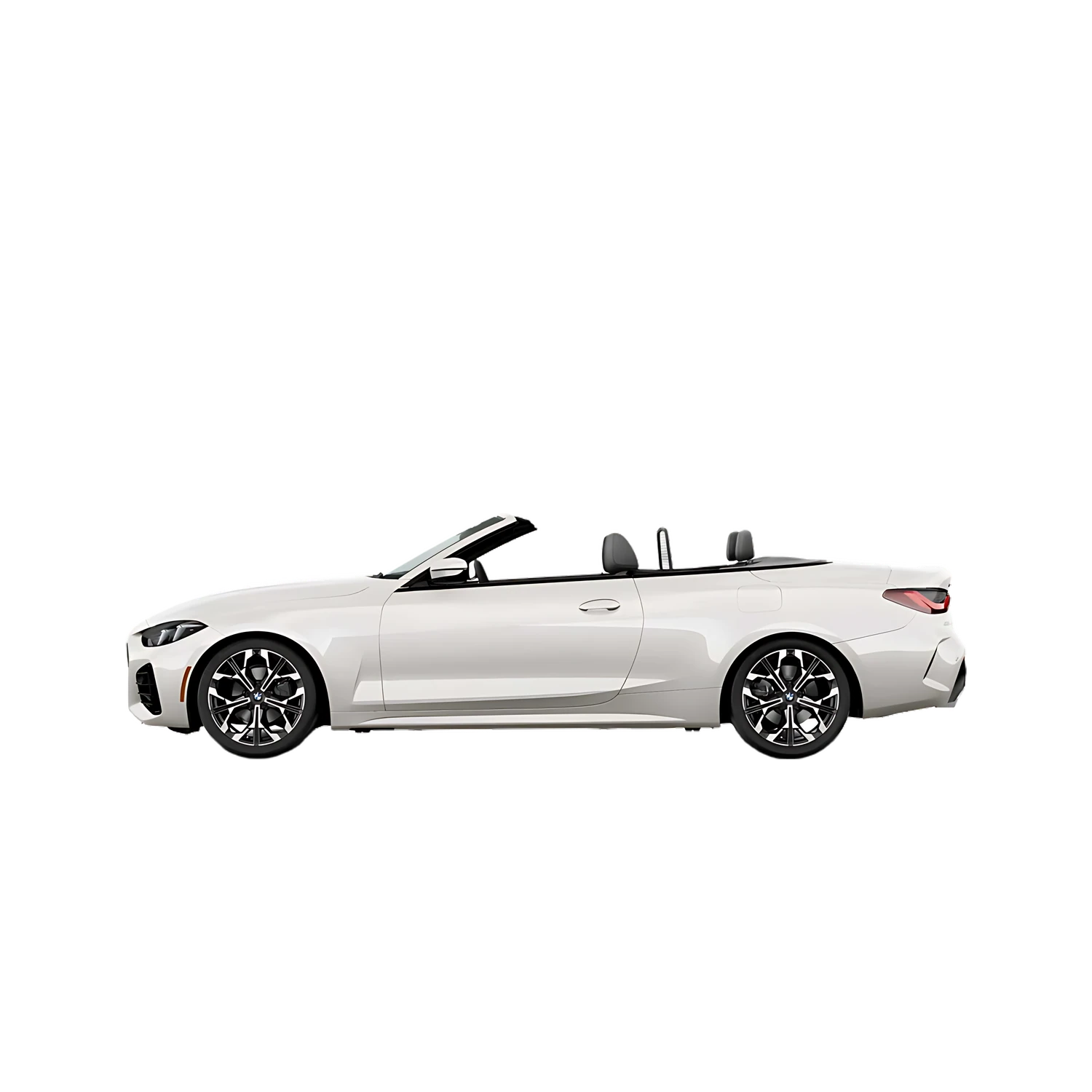 BMW 4 Series Convertible with the Partial Front area marked