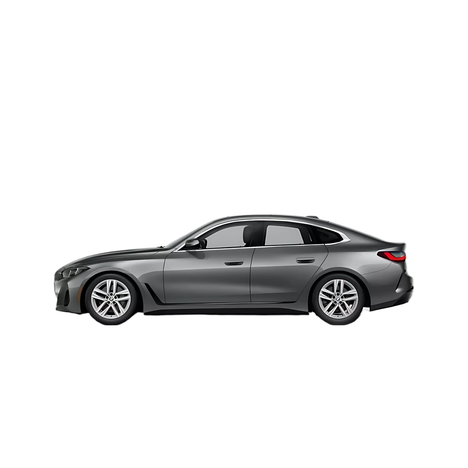 BMW 4 Series Gran Coupe with the Partial Front area marked