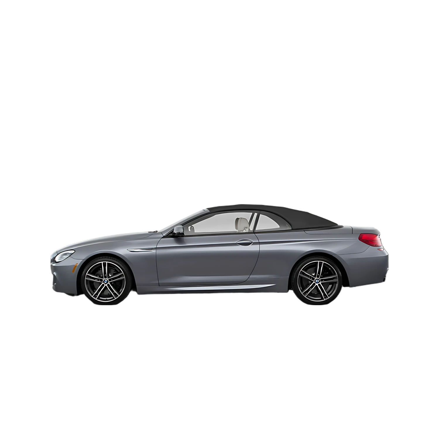 BMW 6 Series Convertible with the Partial Front area marked