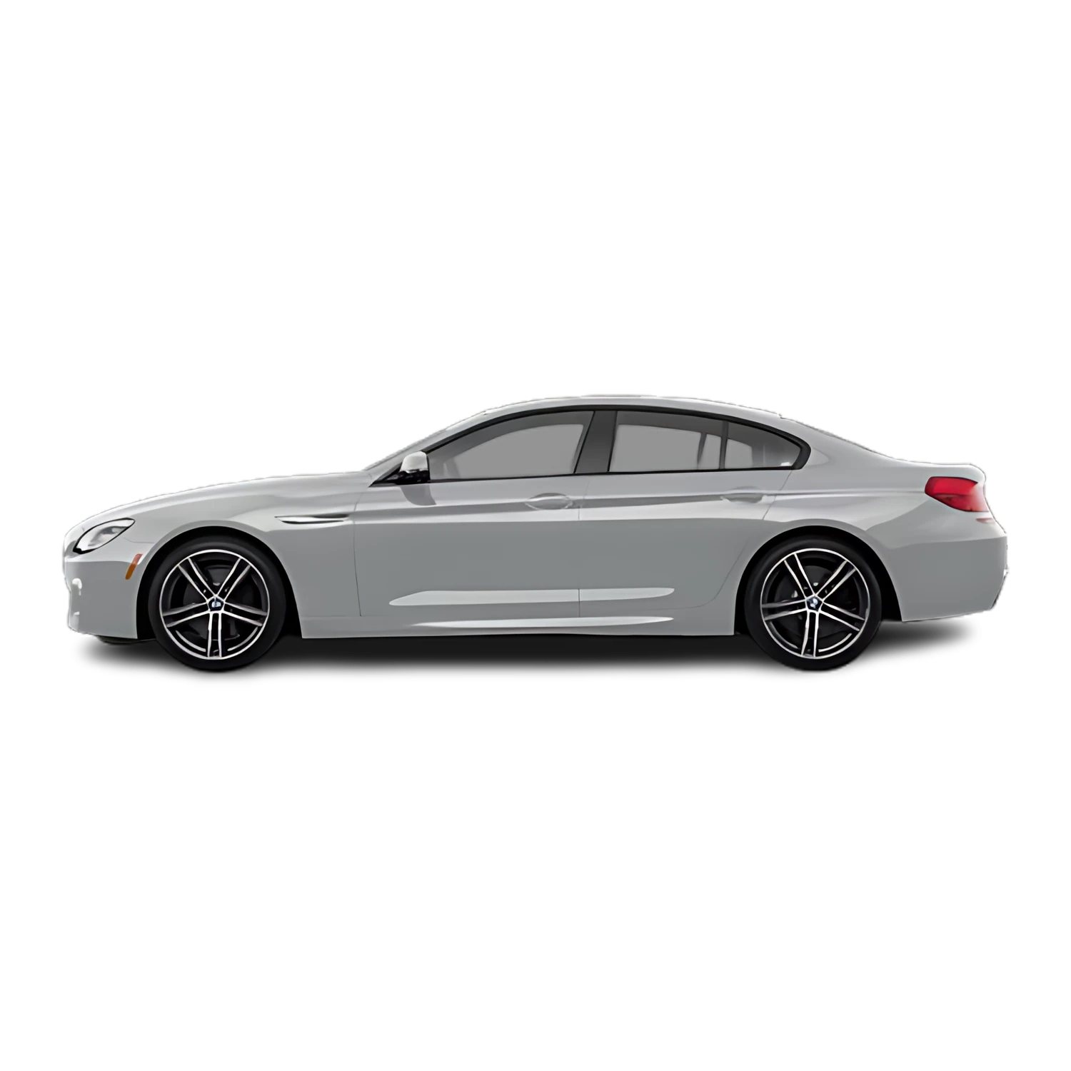 BMW 6 Series Coupe with the Partial Front area marked