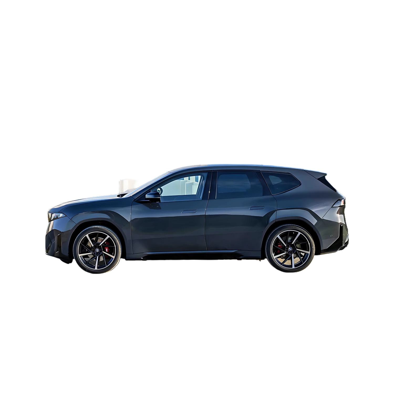 BMW iX3 with the Partial Front area marked