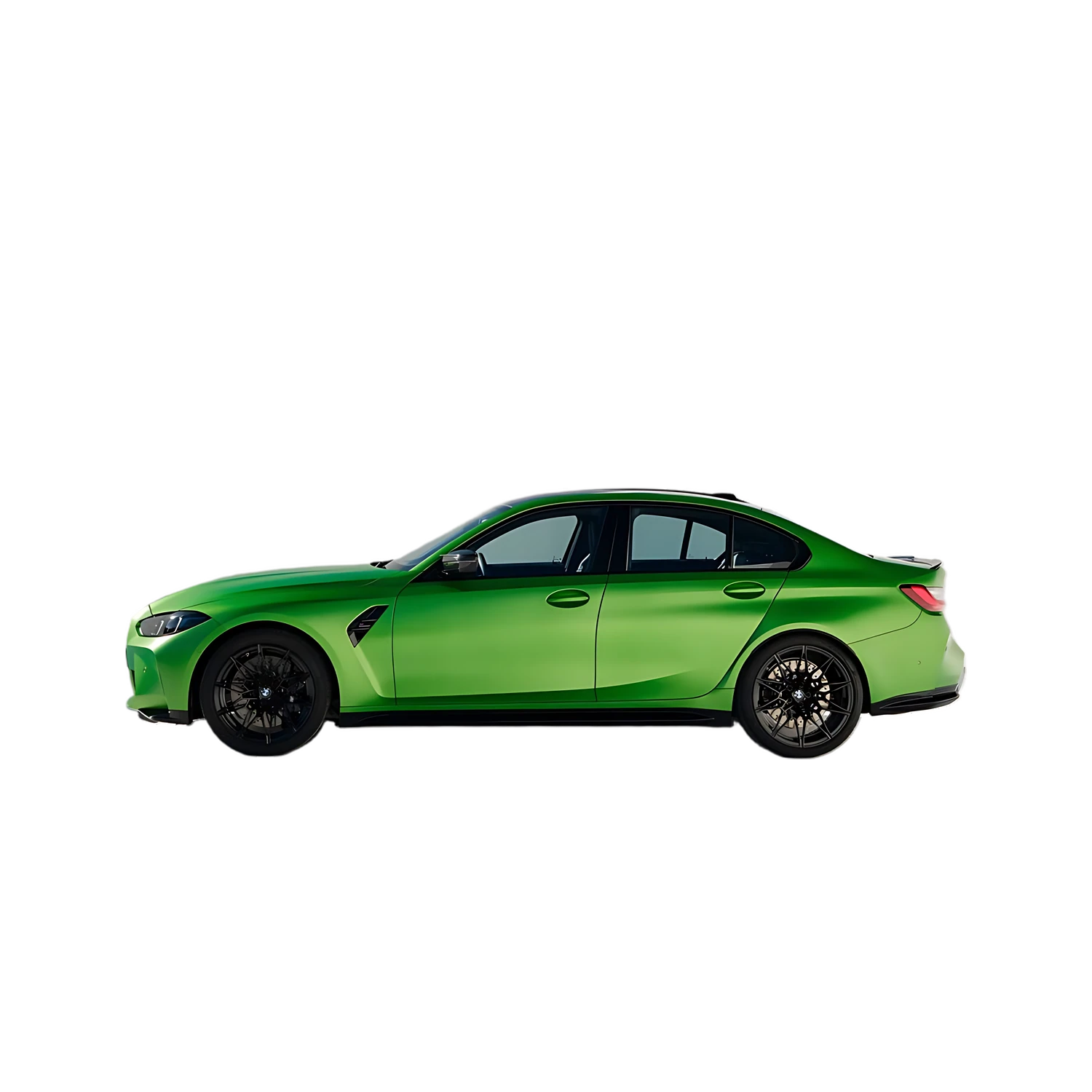 BMW M3 CS with the Partial Front area marked