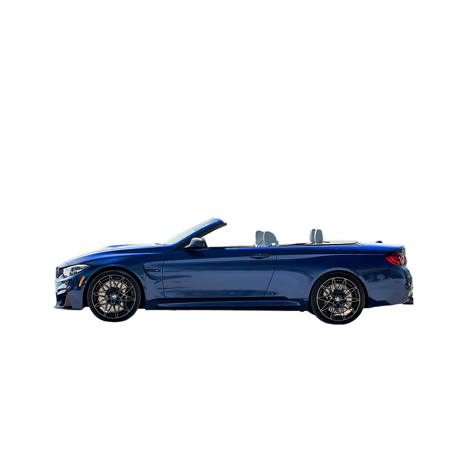 BMW M4 Convertible with the Partial Front area marked