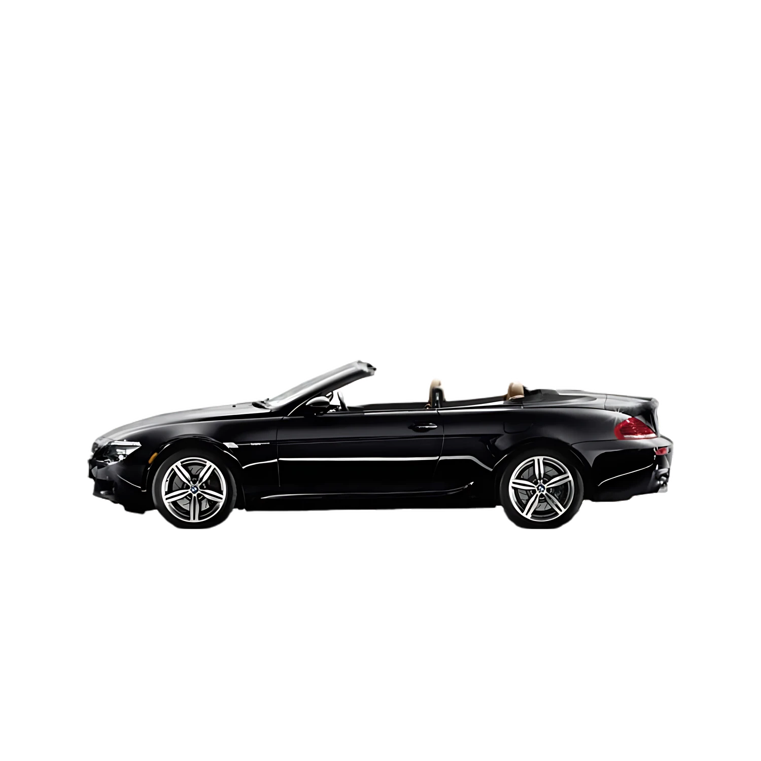BMW M6 Convertible with the Partial Front area marked