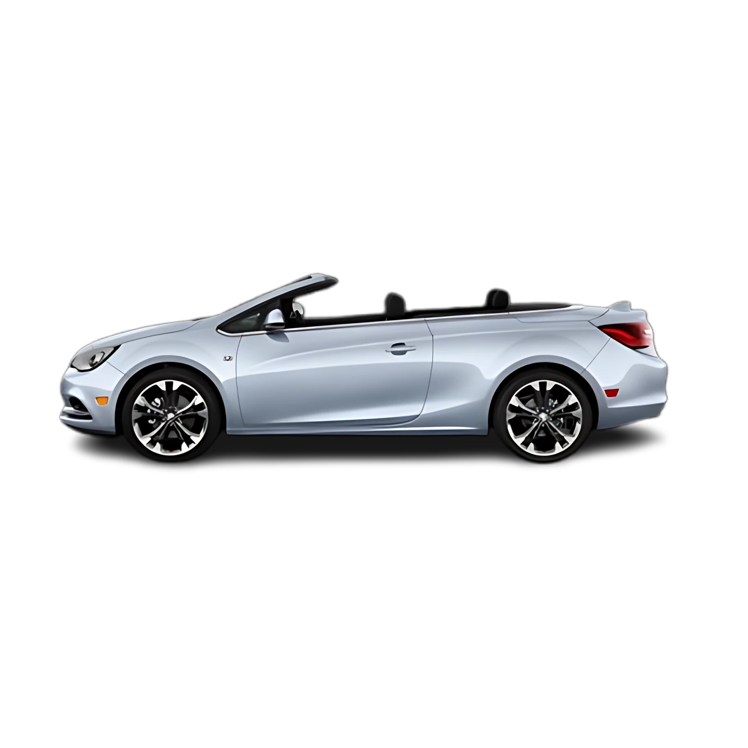 Buick Cascada with the Partial Front area marked