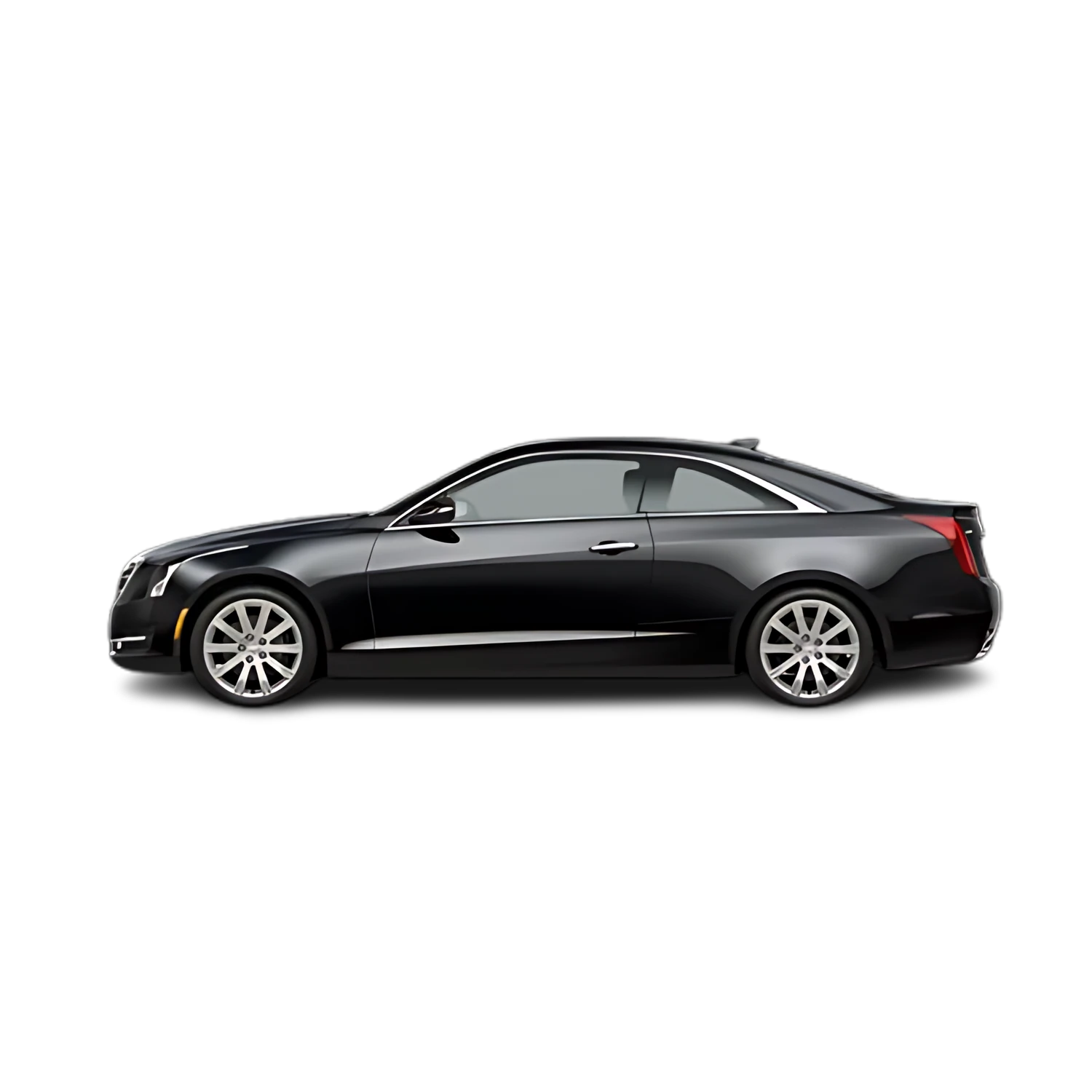 Cadillac ATS Coupe with the Partial Front area marked