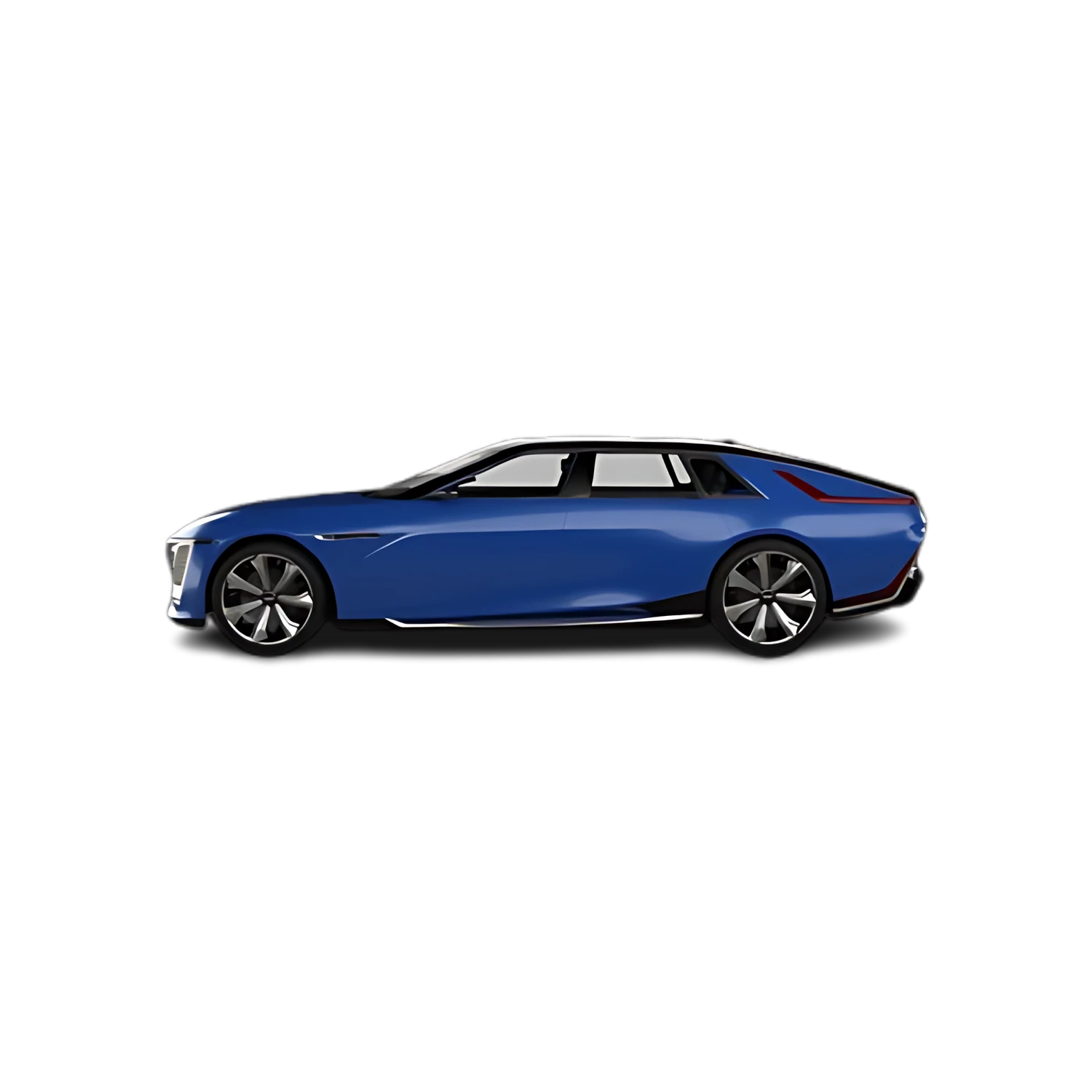 Cadillac Celestiq with the Partial Front area marked