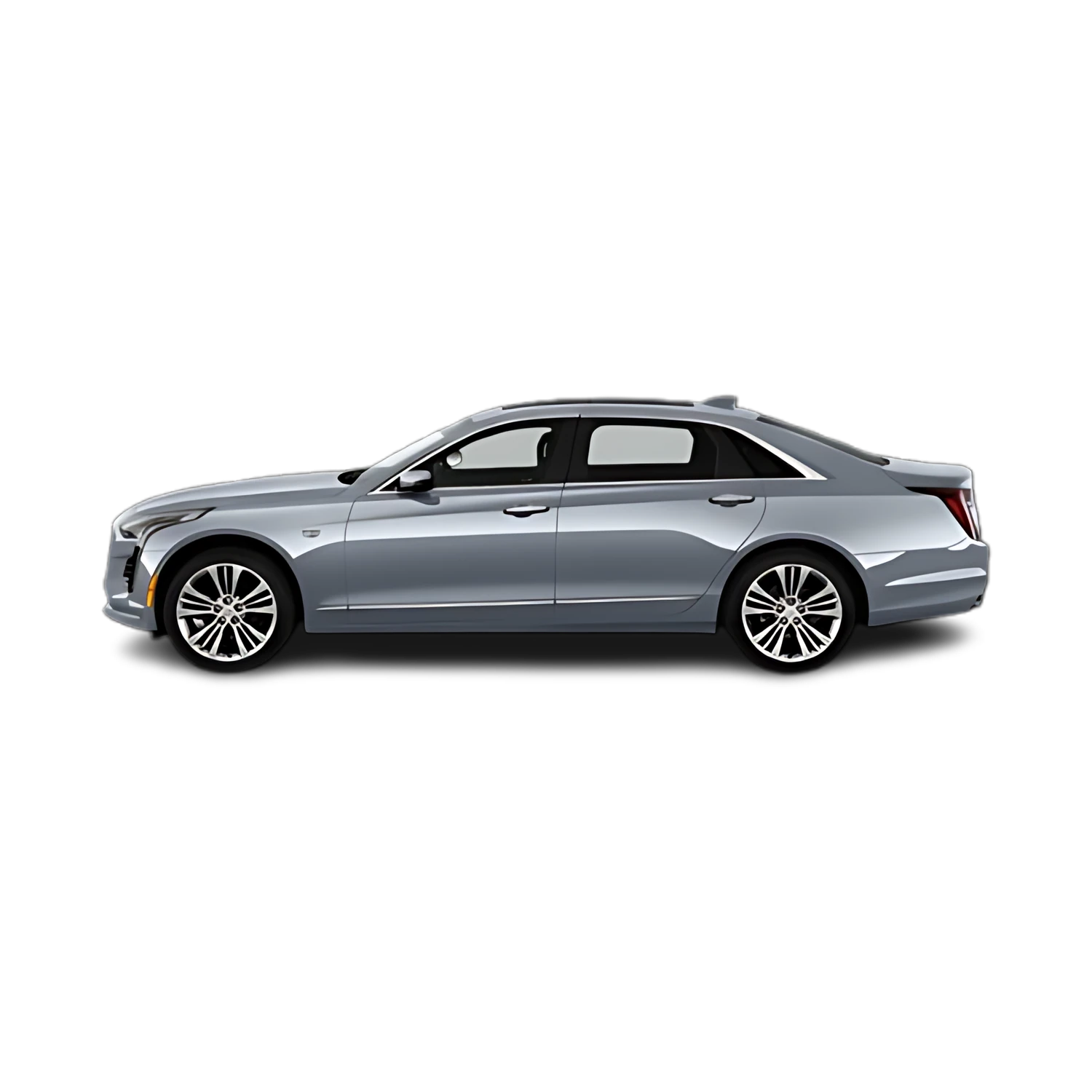 Cadillac CT6 with the Partial Front area marked