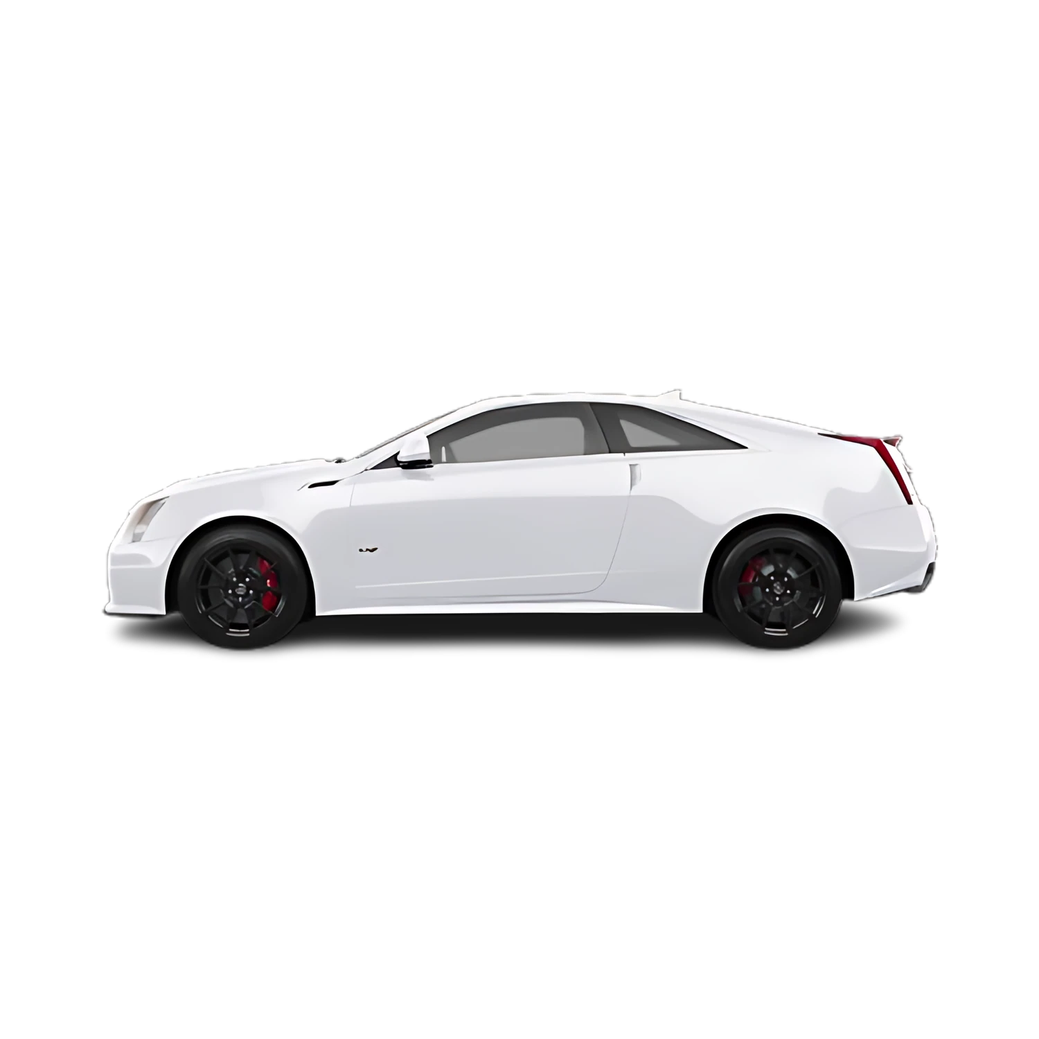 Cadillac CTS-V Coupe with the Partial Front area marked