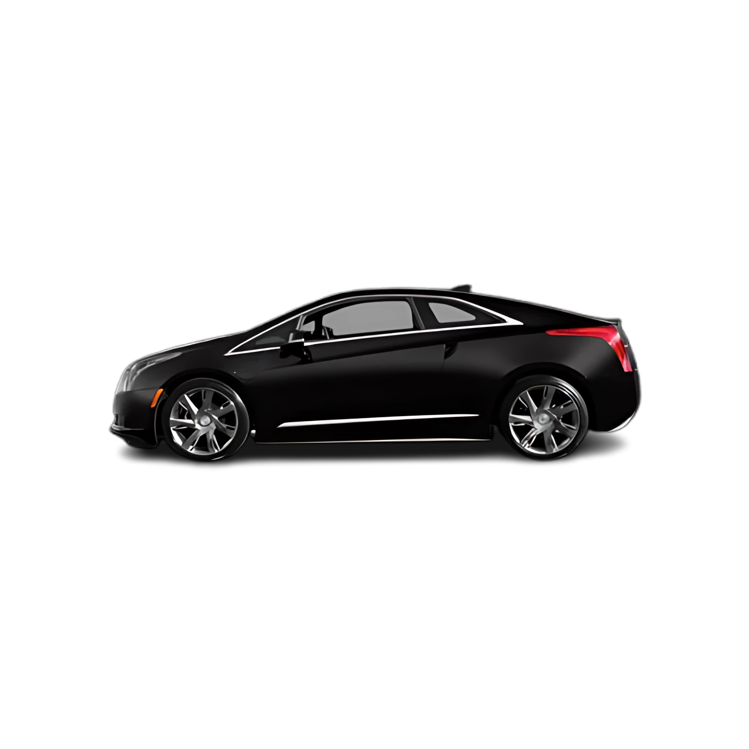 Cadillac ELR with the Partial Front area marked
