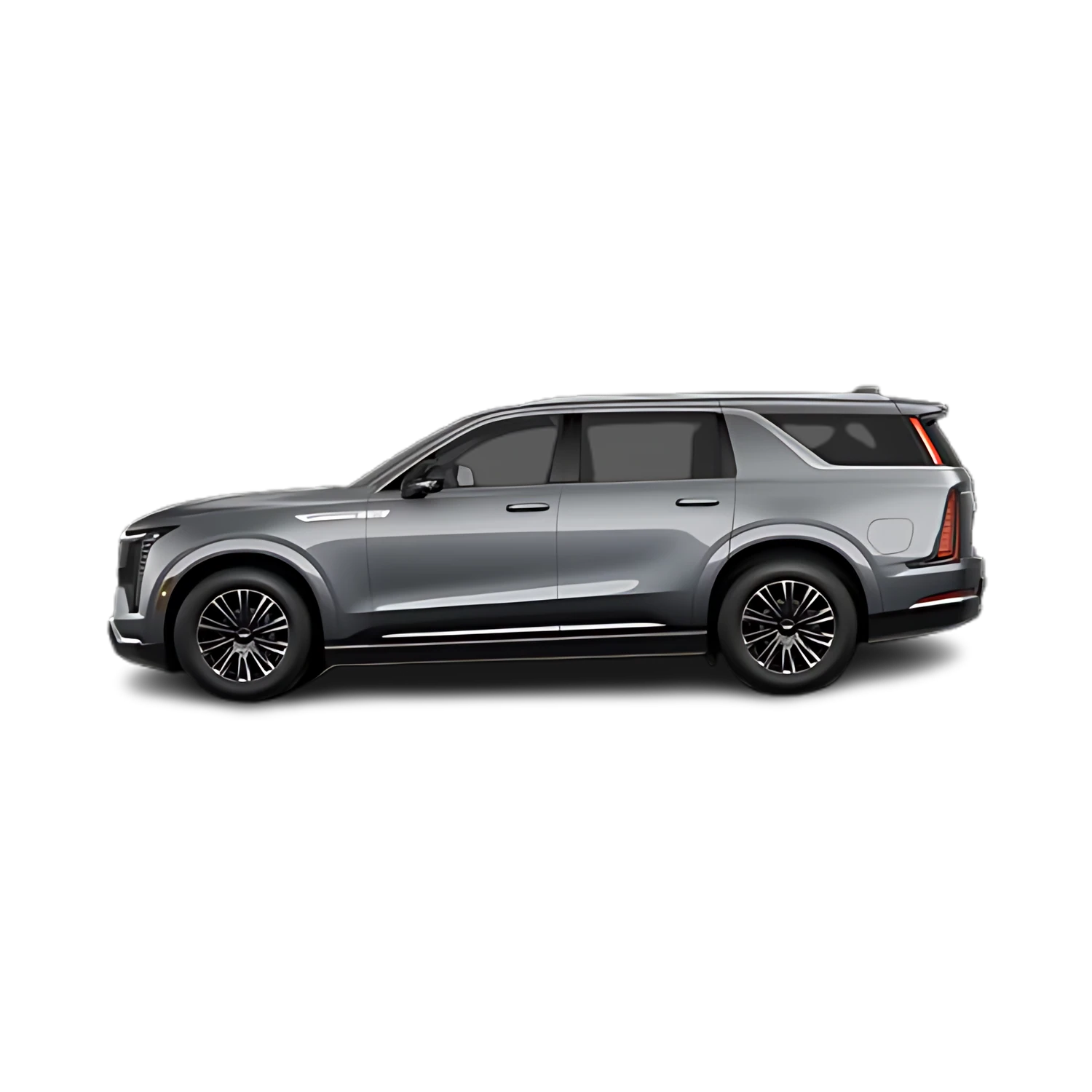 Cadillac Escalade IQL with the Partial Front area marked