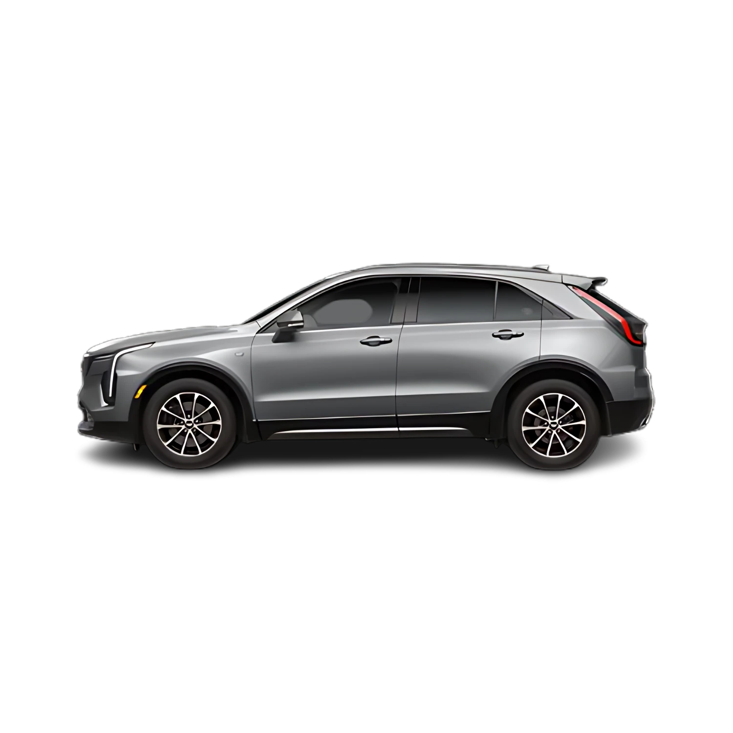 Cadillac XT4 with the Partial Front area marked