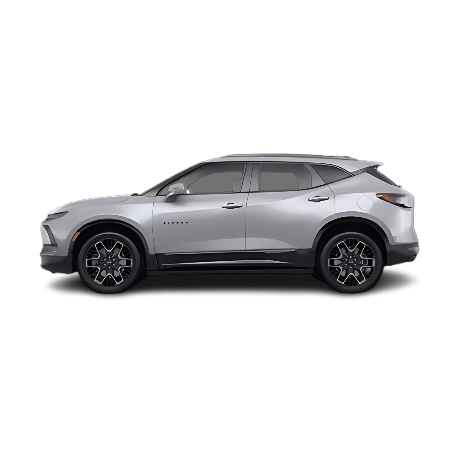 Chevrolet Blazer with the Partial Front area marked