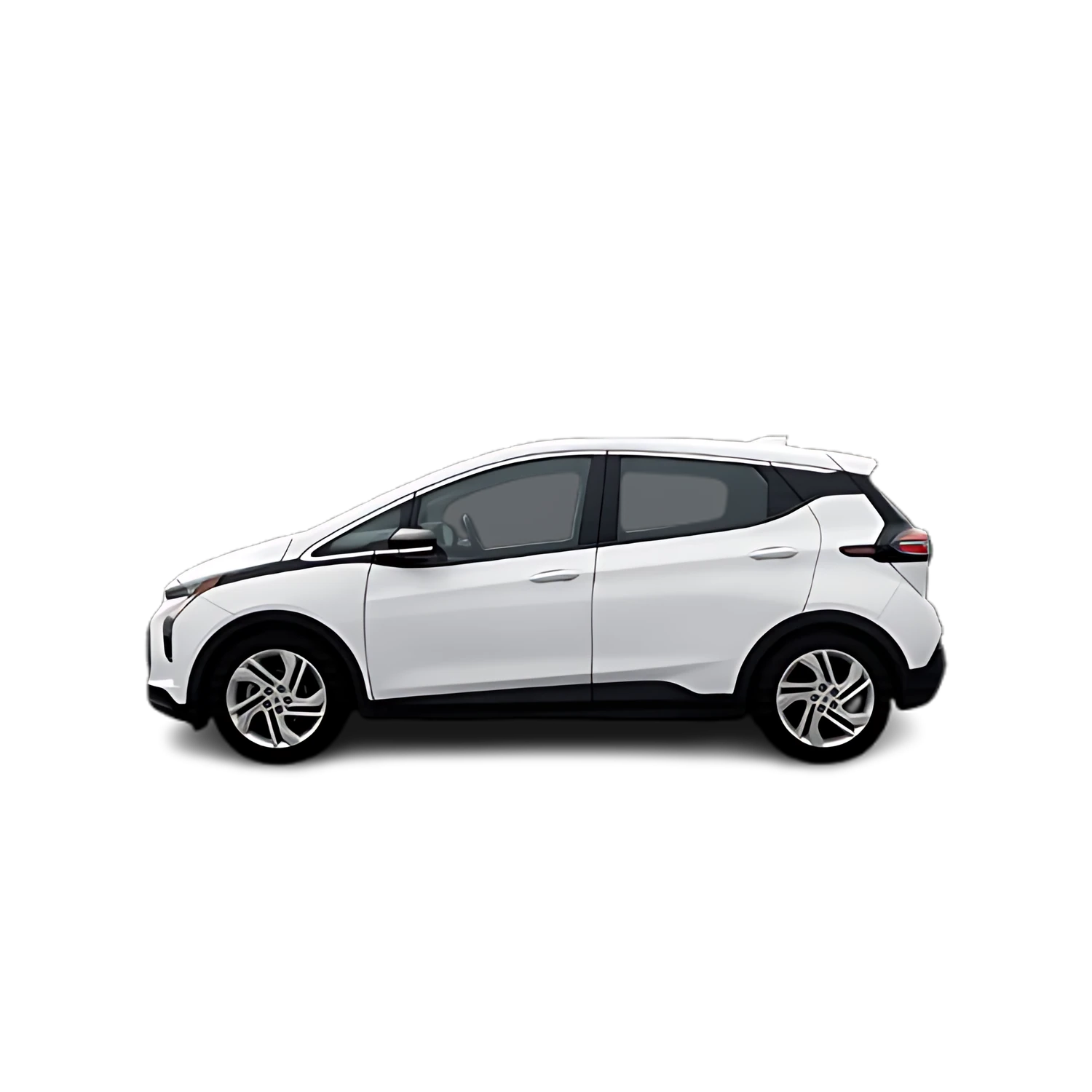Chevrolet Bolt EUV with the Partial Front area marked
