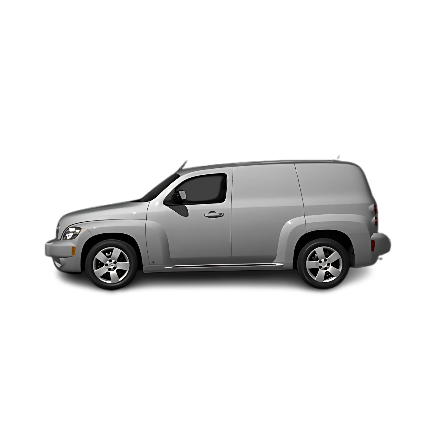 Chevrolet HHR with the Partial Front area marked