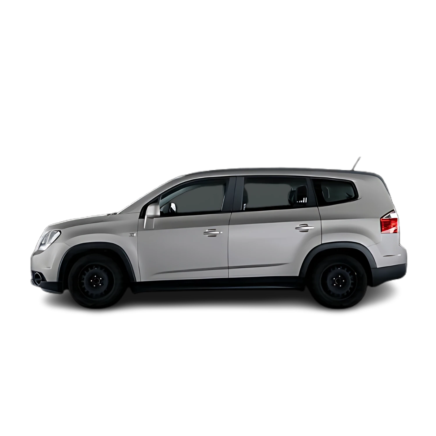 Chevrolet Orlando with the Partial Front area marked
