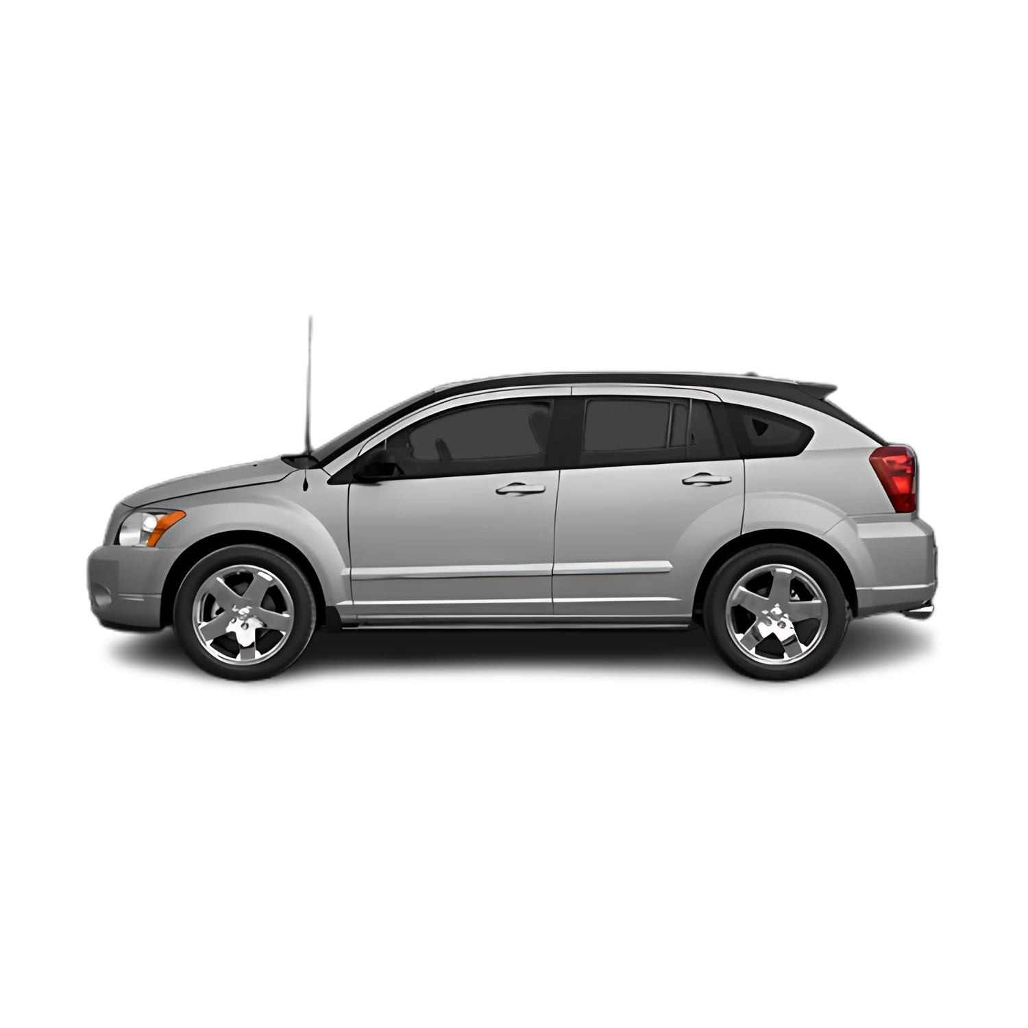 Dodge Caliber with the Partial Front area marked