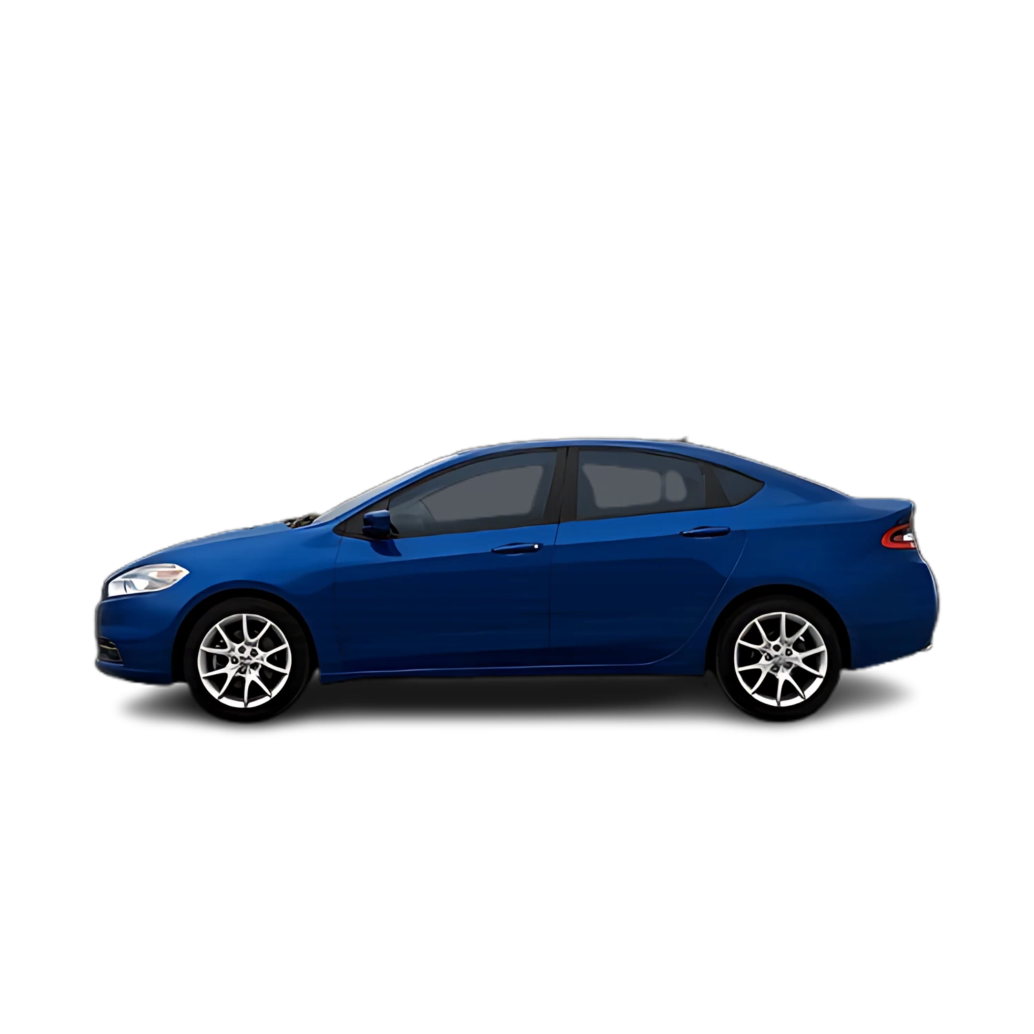 Dodge Dart with the Partial Front area marked
