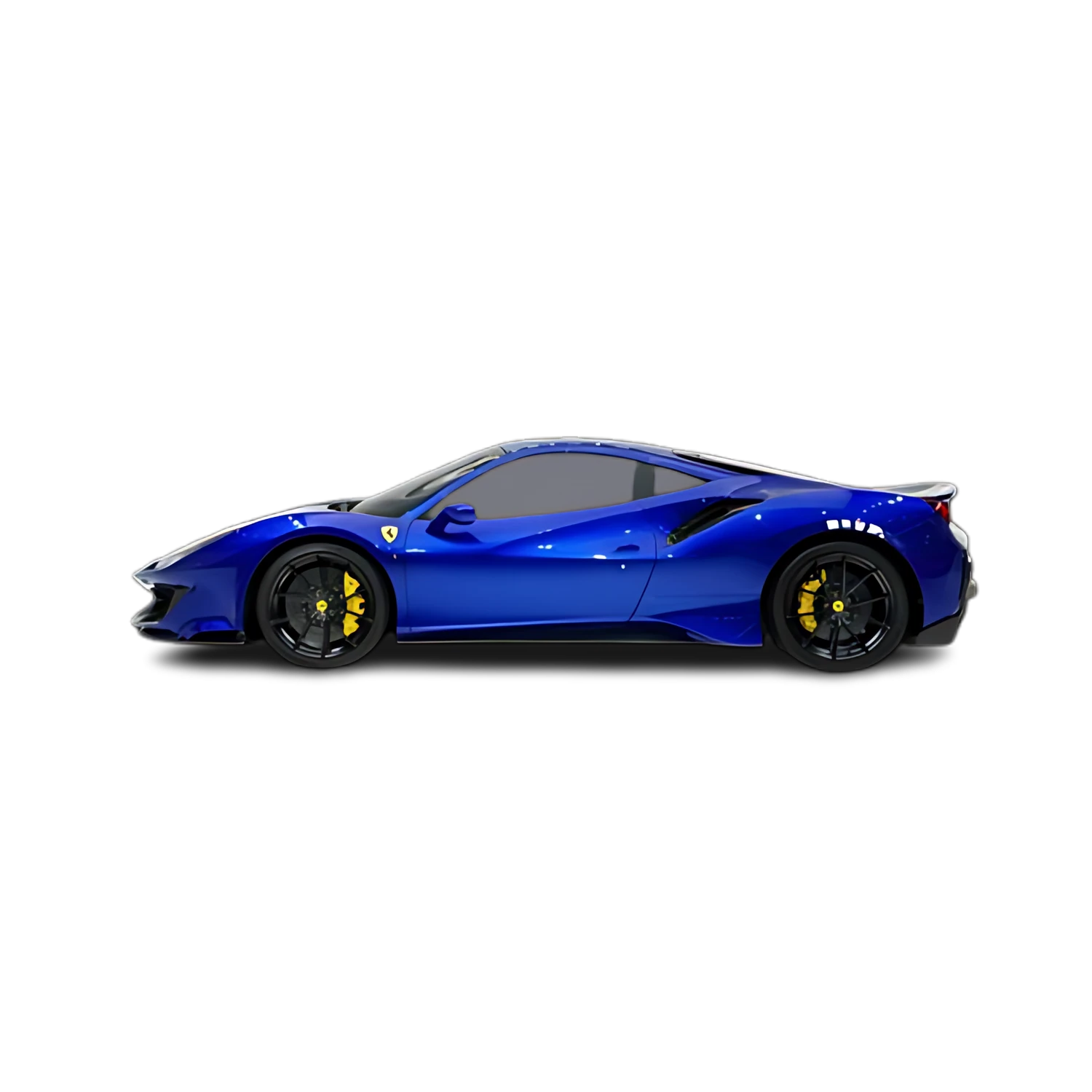 Ferrari 488 Pista with the Partial Front area marked
