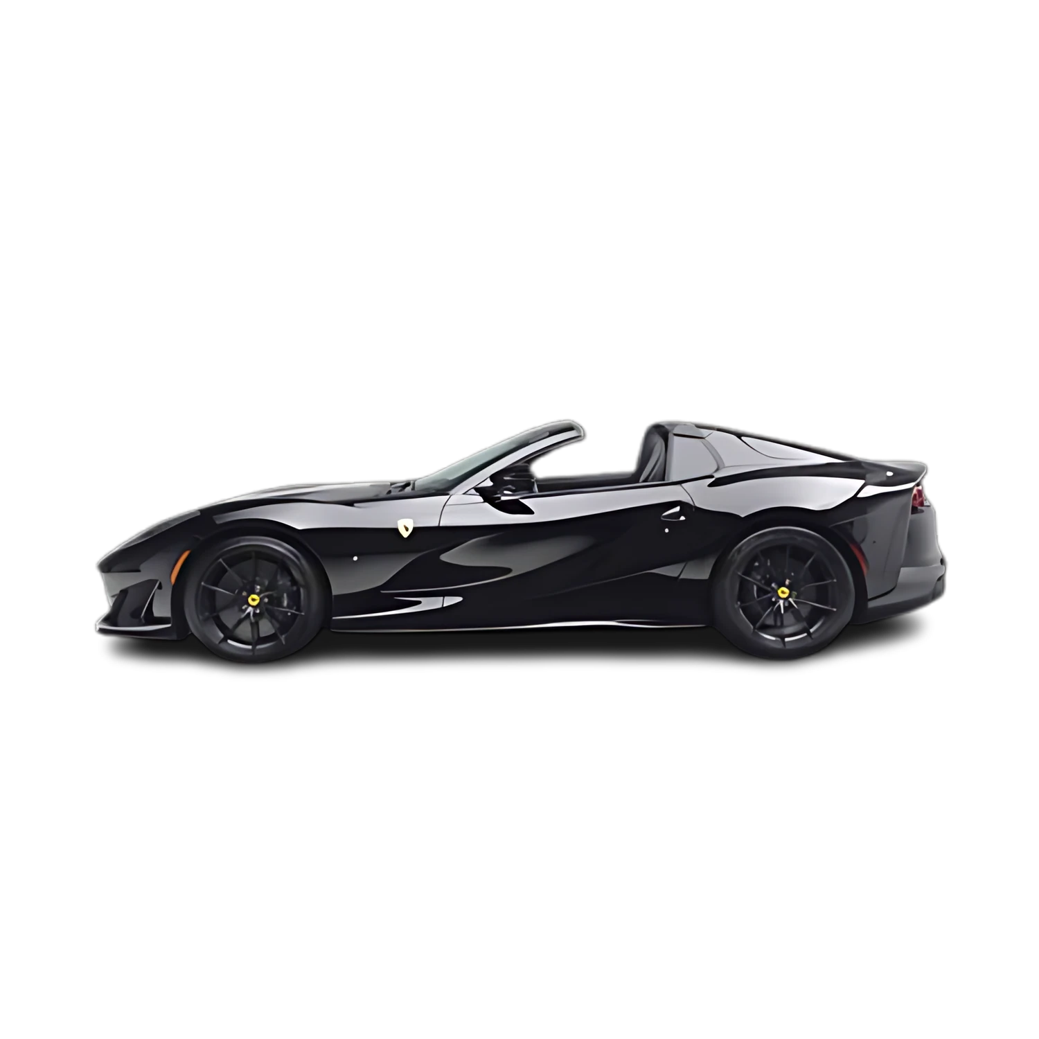 Ferrari 812 GTS with the Partial Front area marked