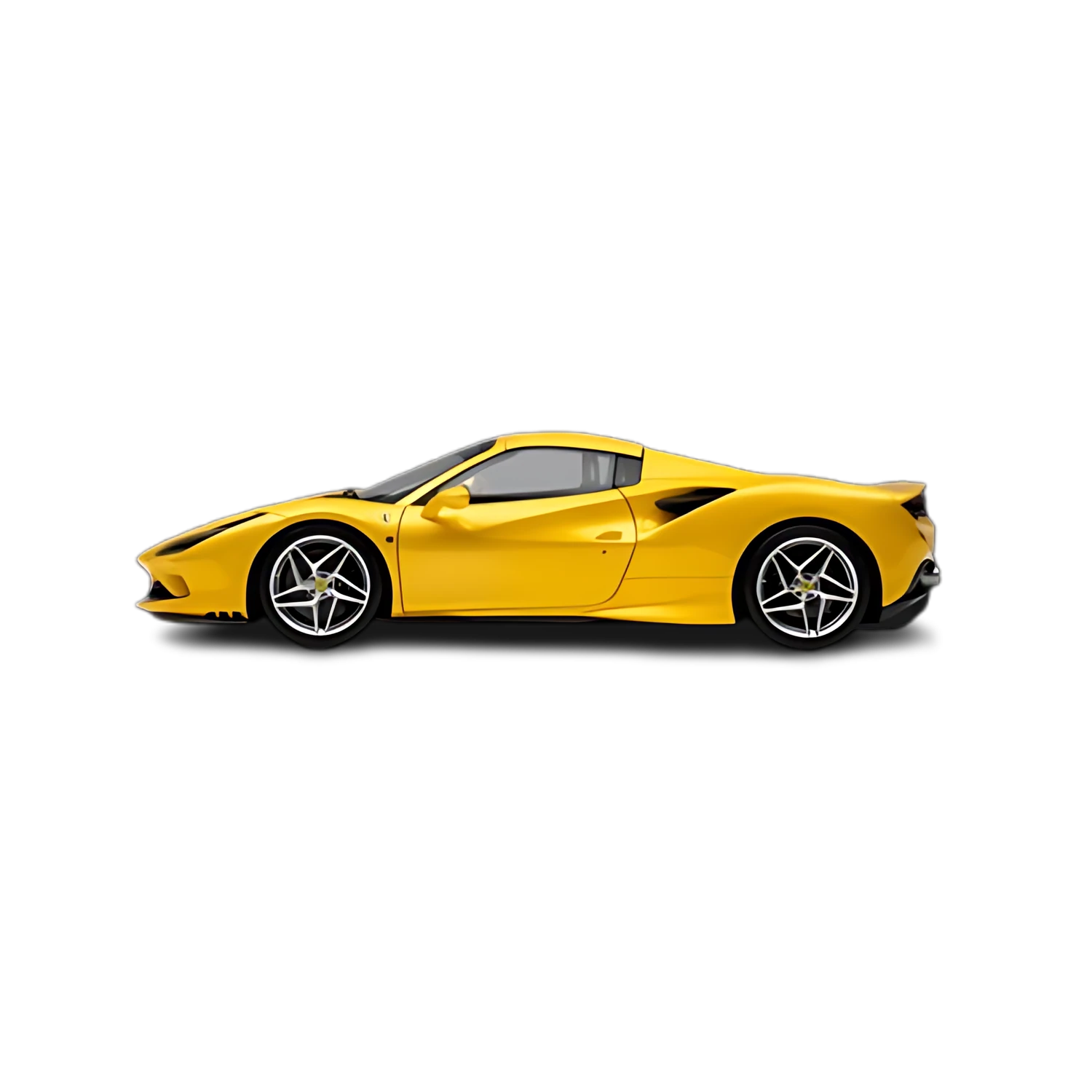 Ferrari F8 Spider with the Partial Front area marked