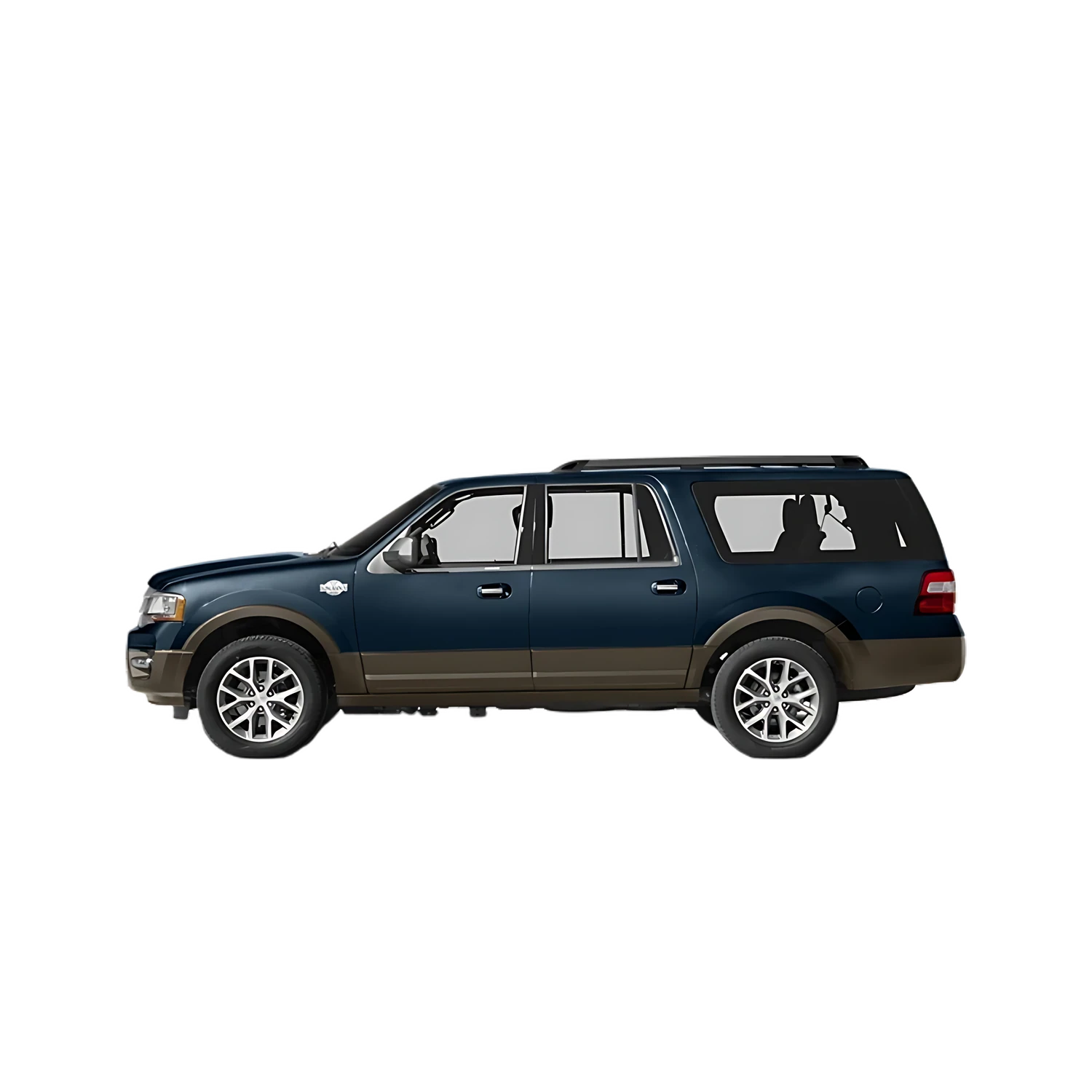 Ford Expedition EL with the Partial Front area marked