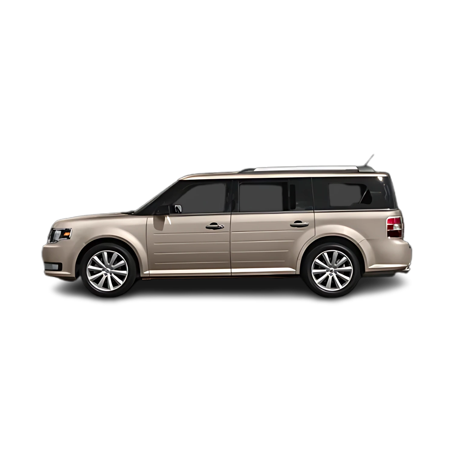 Ford Flex with the Partial Front area marked