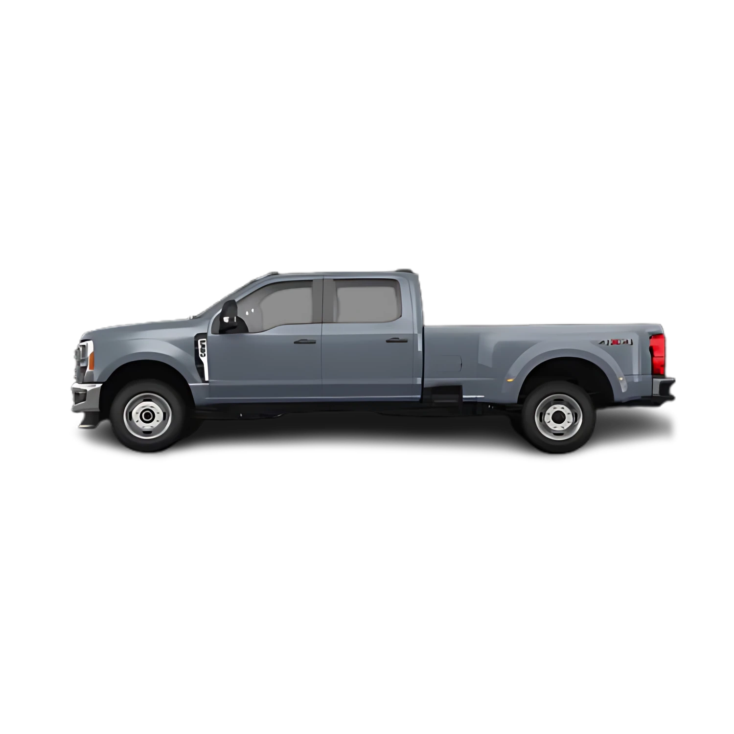 Ford Super Duty F-350 with the Partial Front area marked
