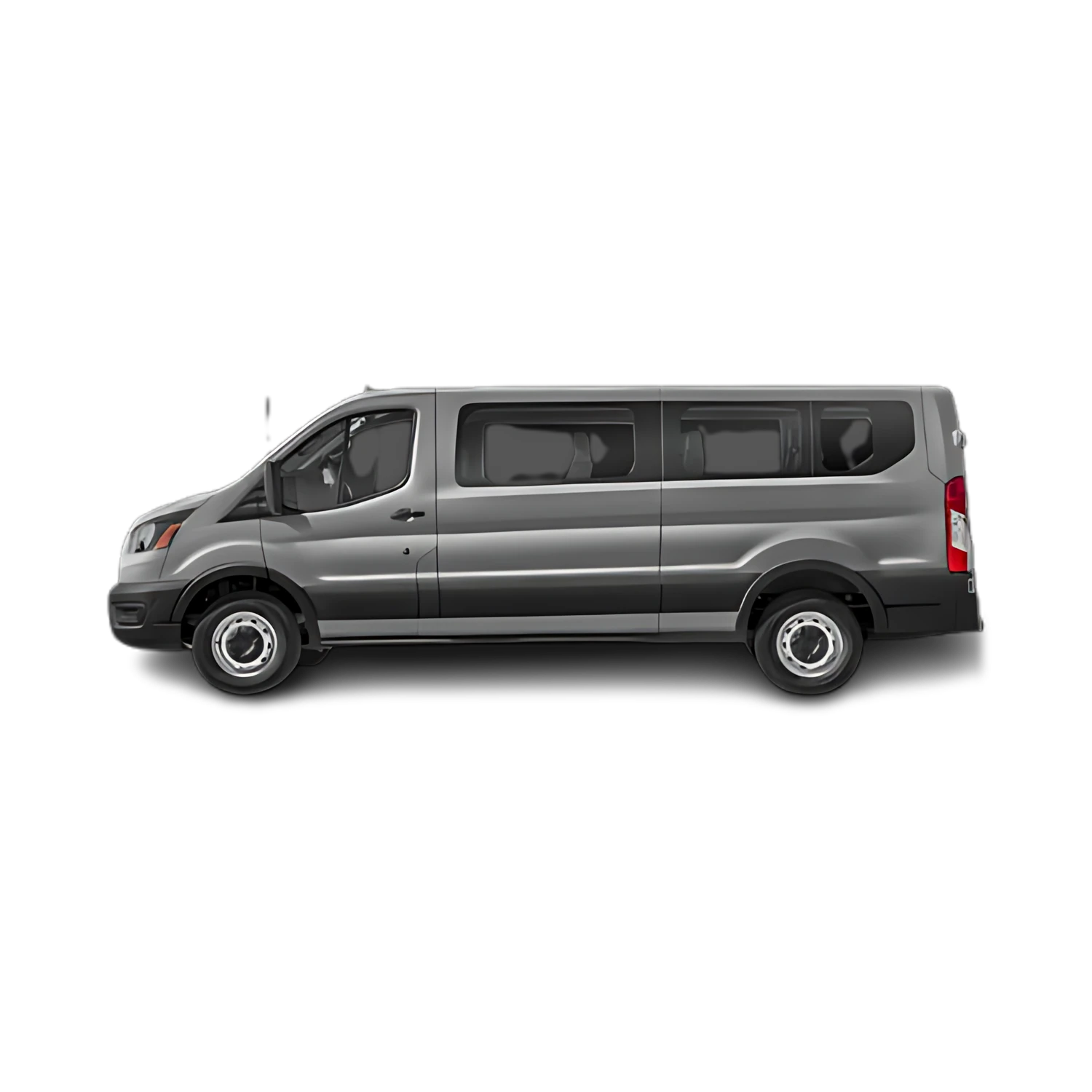 Ford Transit Cargo Van with the Partial Front area marked