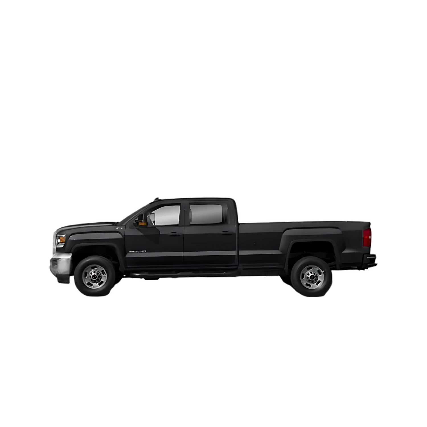 GMC Sierra 2500, 3500 with the Partial Front area marked