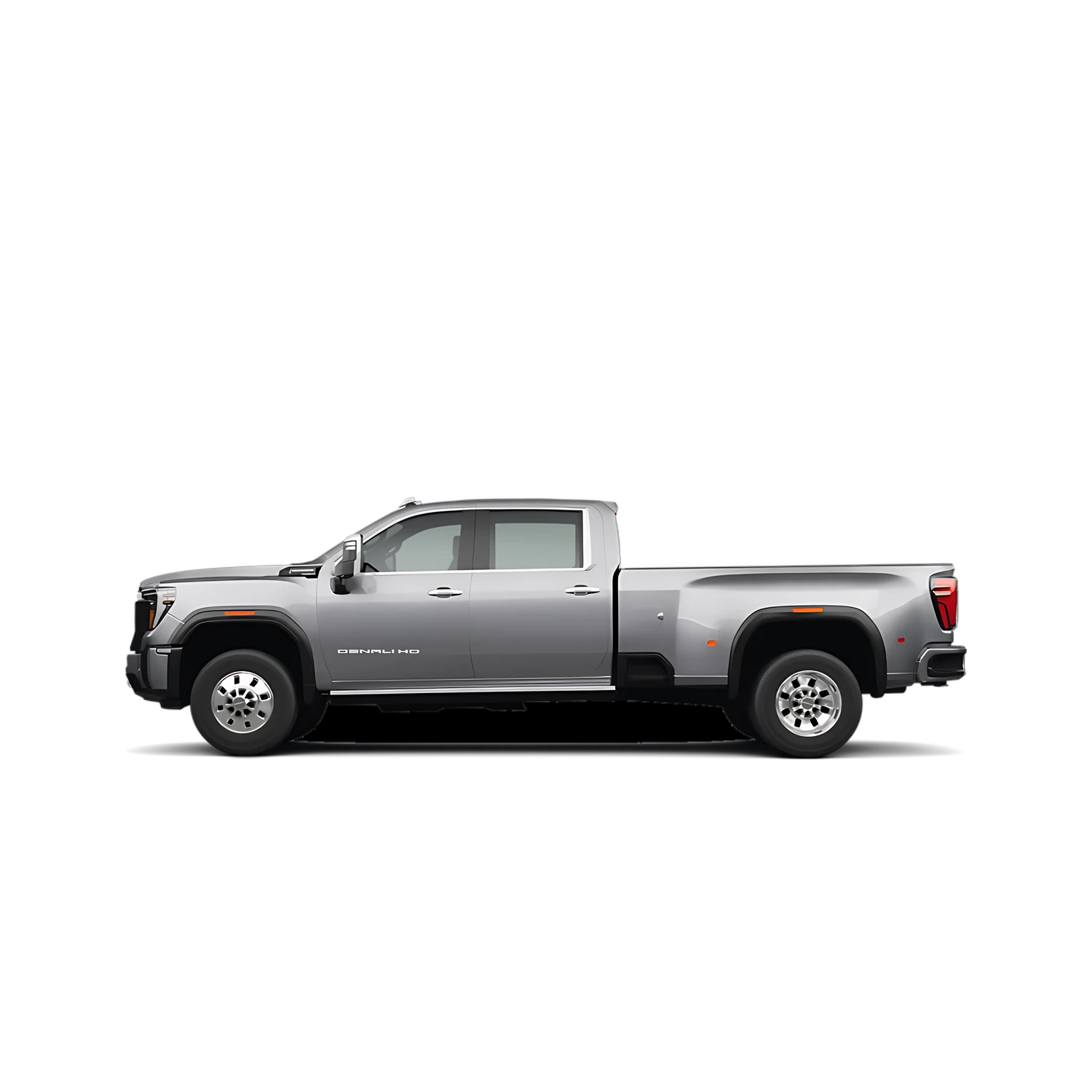 GMC Sierra 3500HD with the Partial Front area marked
