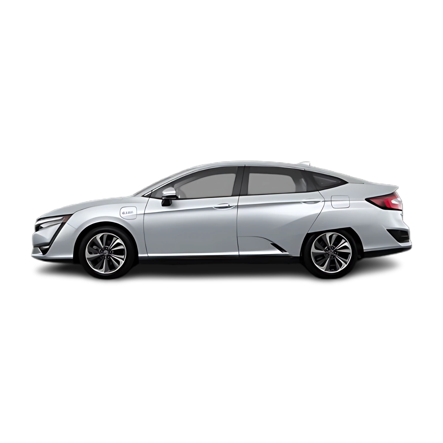 Honda Clarity with the Partial Front area marked